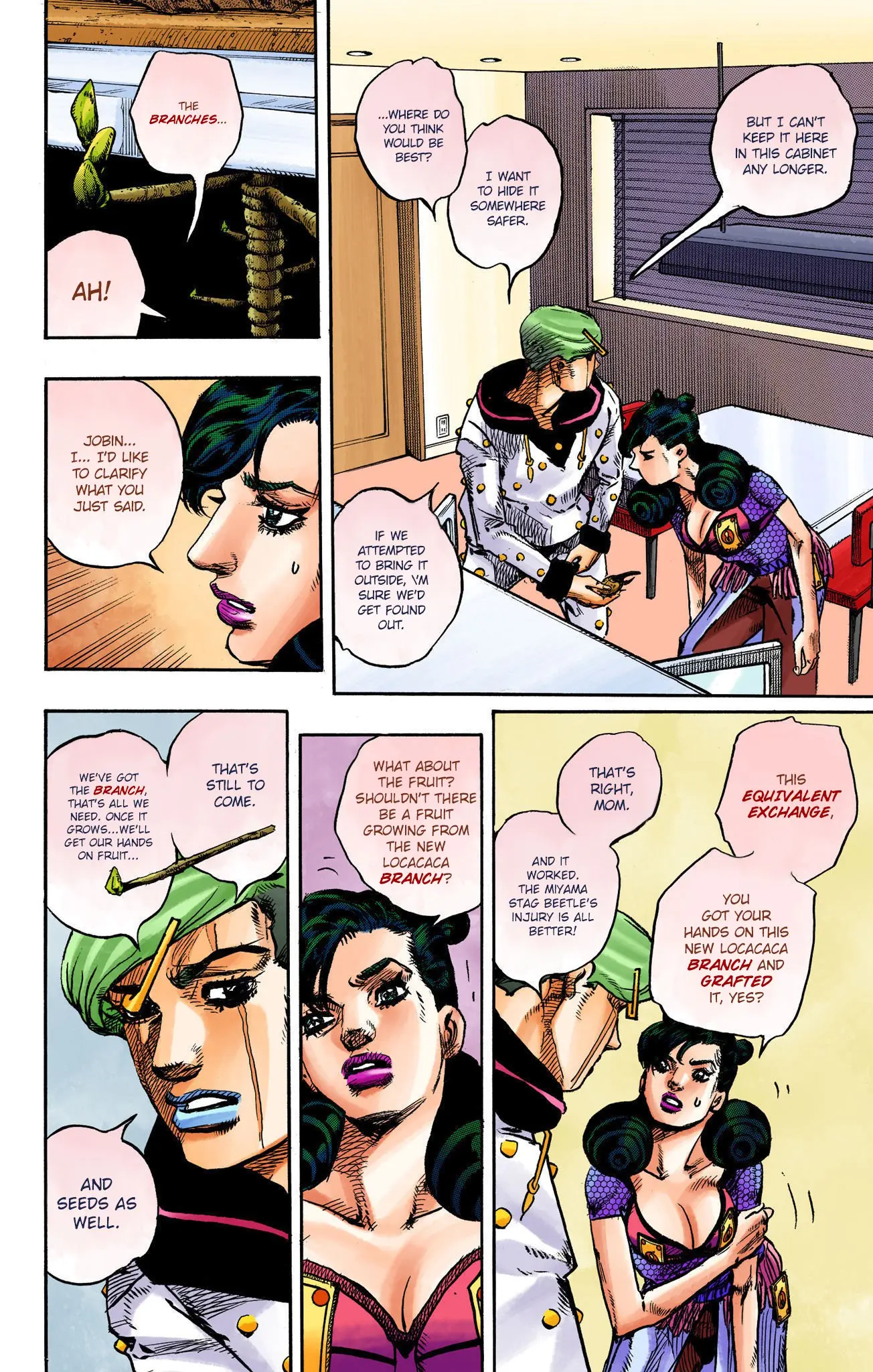 JoJo's Bizarre Adventure, Part 8: JoJolion Colored Manga — Chapter 107 — Page 39