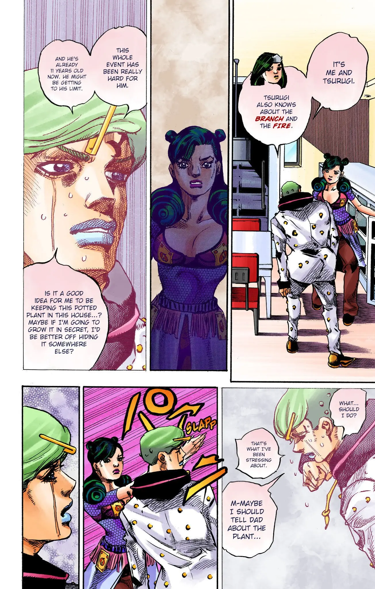 JoJo's Bizarre Adventure, Part 8: JoJolion Colored Manga — Chapter 107 — Page 41