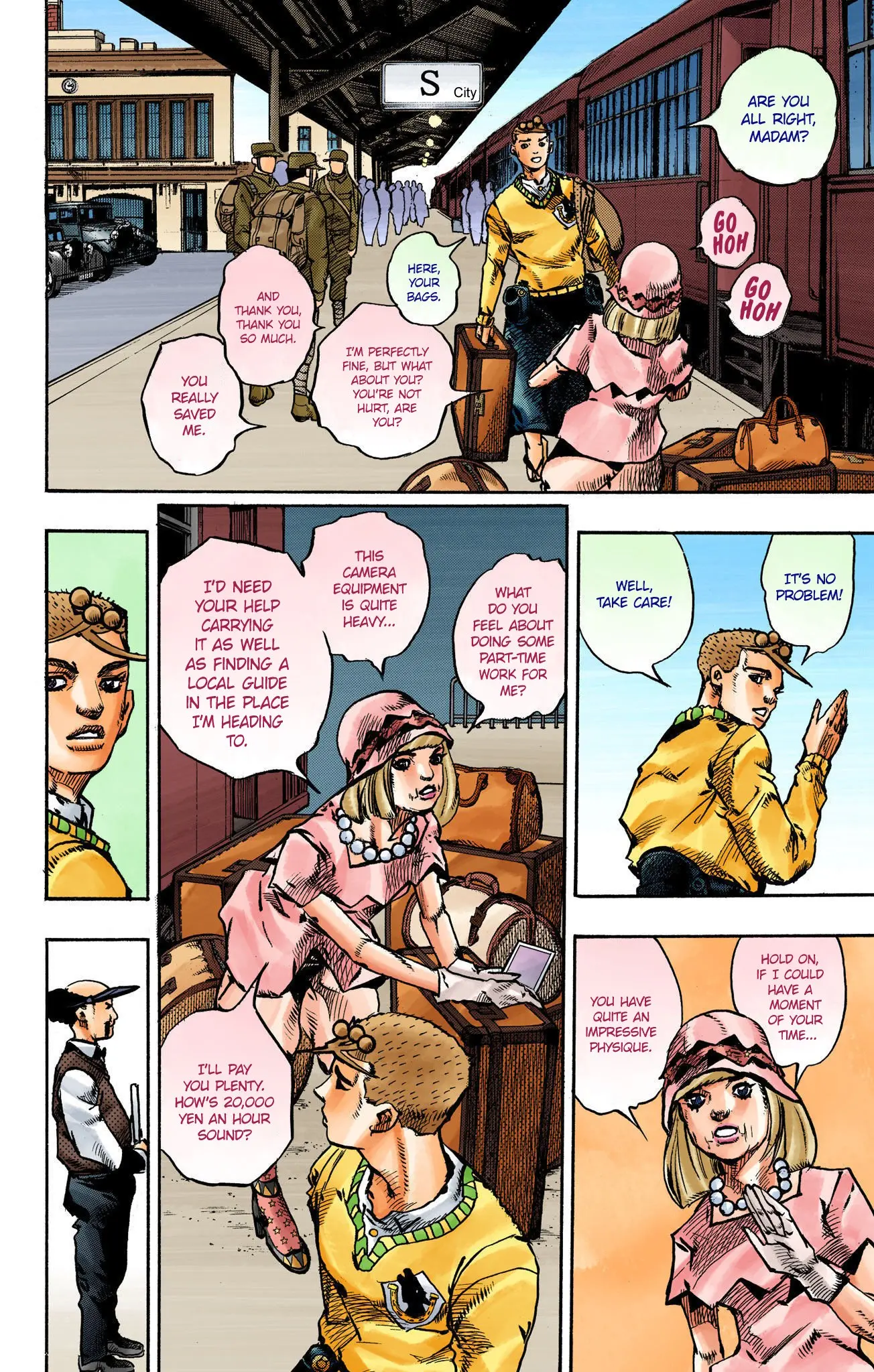 JoJo's Bizarre Adventure, Part 8: JoJolion Colored Manga — Chapter 109 — Page 8