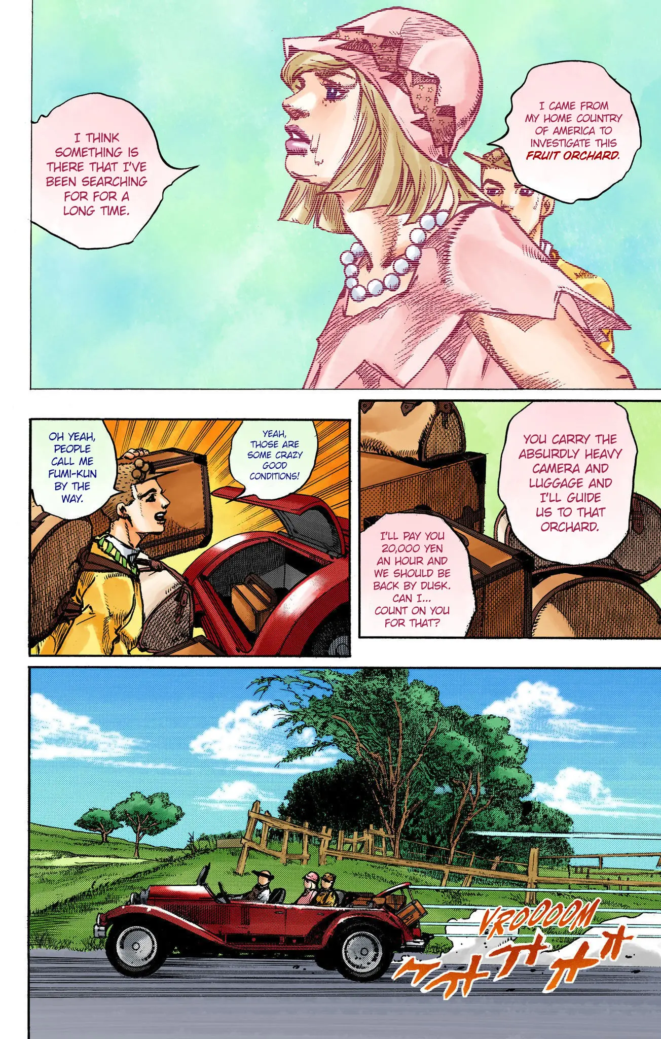 JoJo's Bizarre Adventure, Part 8: JoJolion Colored Manga — Chapter 109 — Page 16