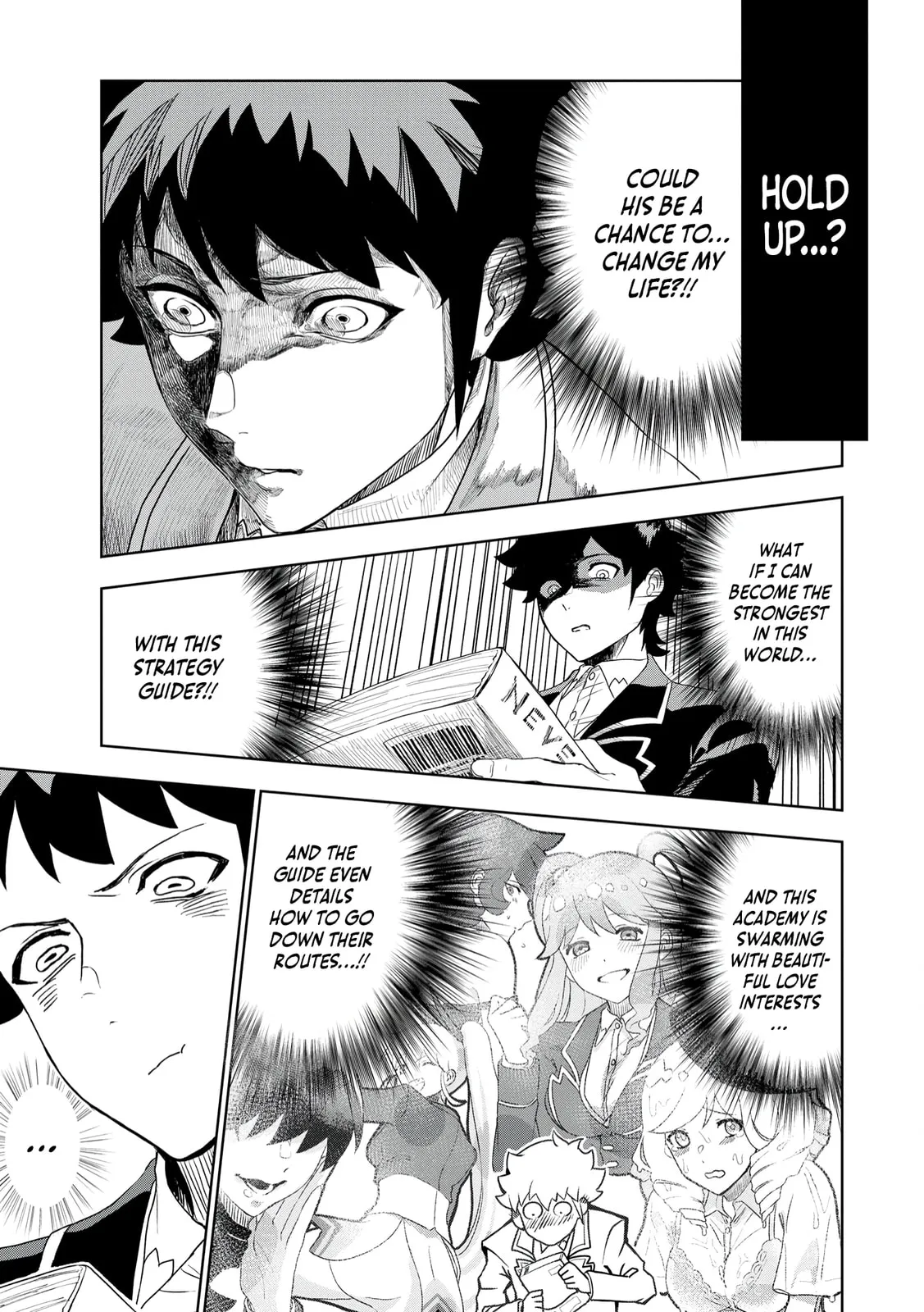 Dungeon Gakuen no Teihen ni Tensei Shita kedo, Naze ka Ore ni wa Kouryaku Hon ga Aru — Chapter 1 — Page 18