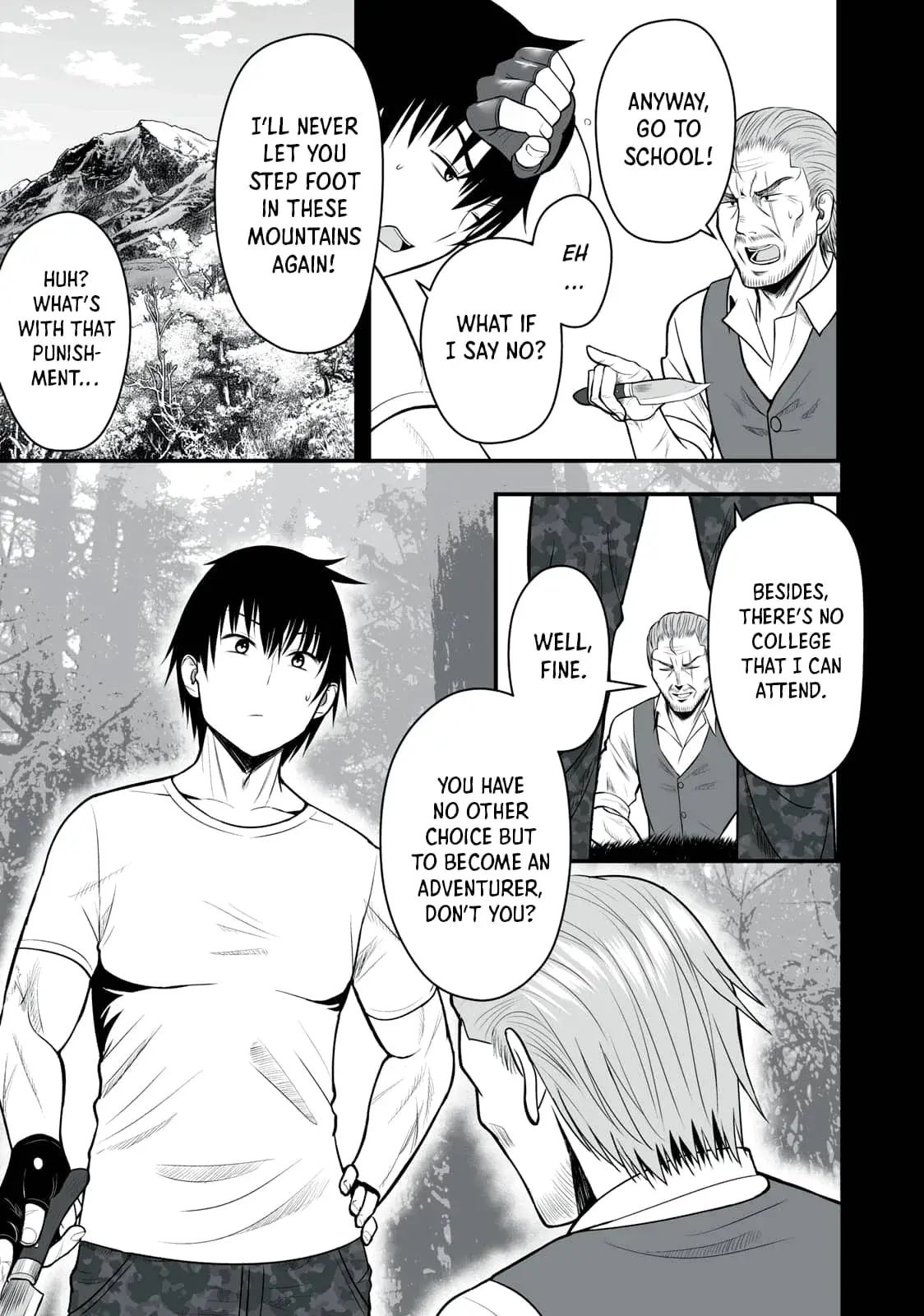 Isekai Rakuraku Survival ~Seizon Skill Kyousha no Ore ga Bishoujo Yonin to Class Mujintou Seikatsu~ — Chapter 1 — Page 9