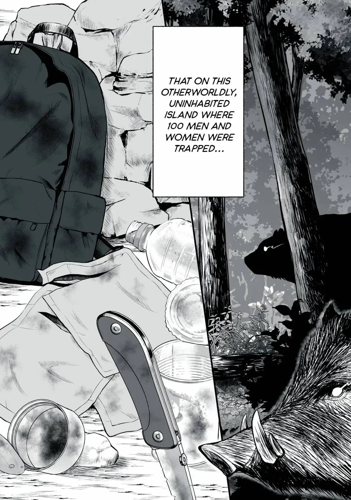 Isekai Rakuraku Survival ~Seizon Skill Kyousha no Ore ga Bishoujo Yonin to Class Mujintou Seikatsu~ — Chapter 1 — Page 24