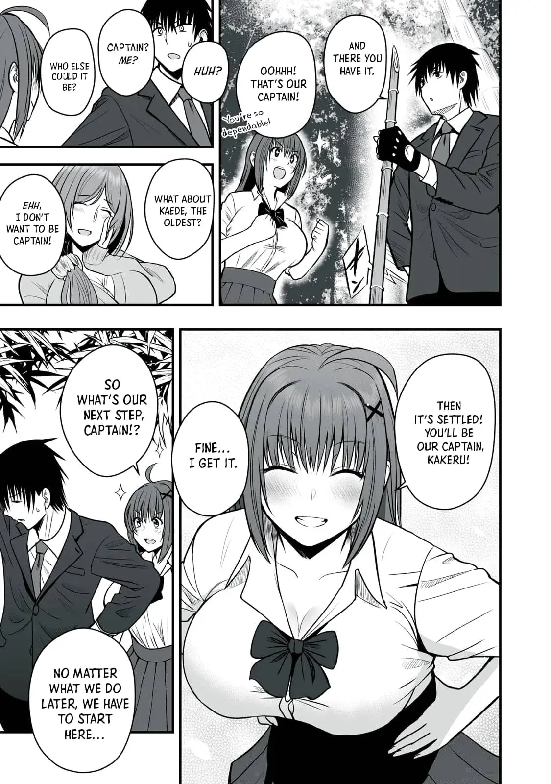 Isekai Rakuraku Survival ~Seizon Skill Kyousha no Ore ga Bishoujo Yonin to Class Mujintou Seikatsu~ — Chapter 2 — Page 13