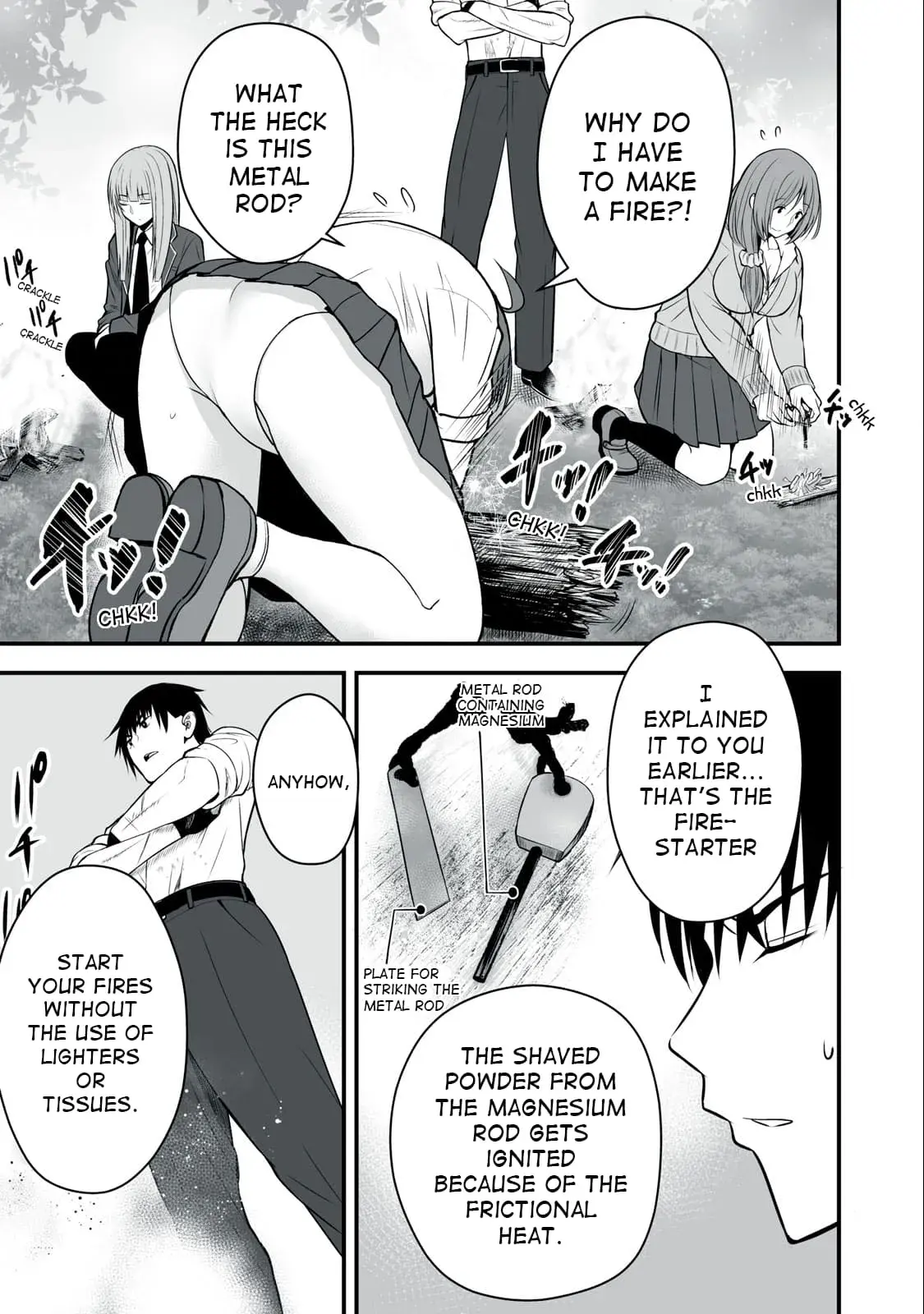 Isekai Rakuraku Survival ~Seizon Skill Kyousha no Ore ga Bishoujo Yonin to Class Mujintou Seikatsu~ — Chapter 5 — Page 7