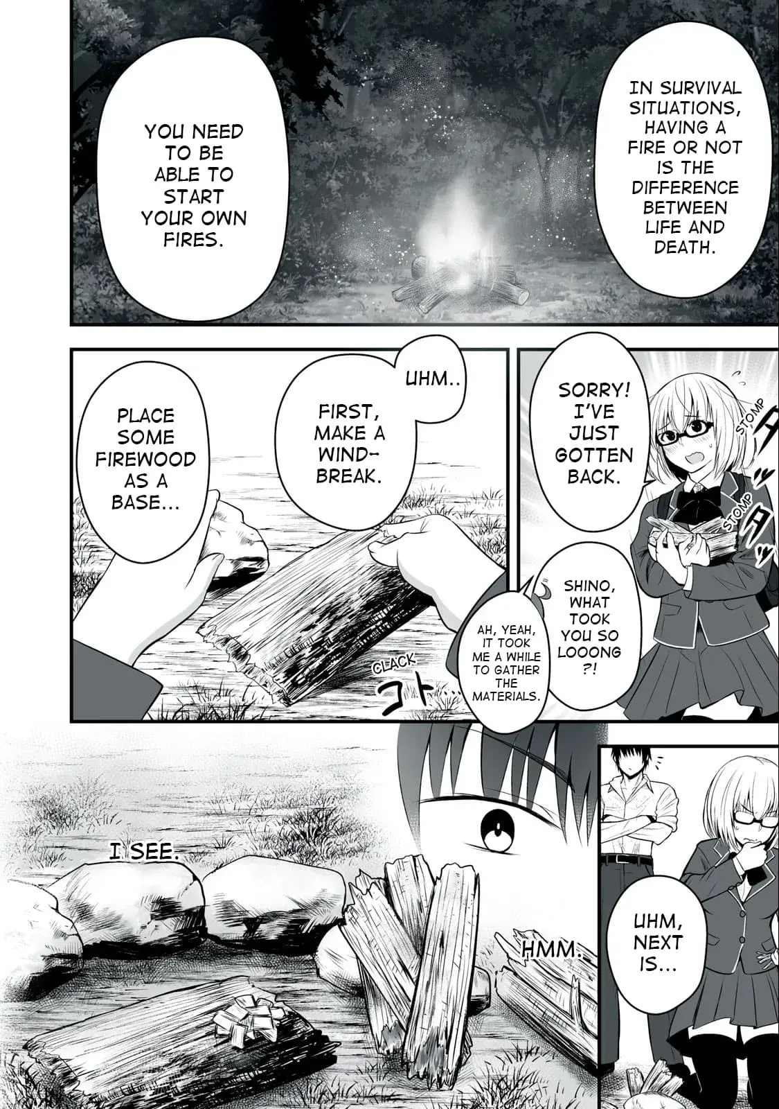 Isekai Rakuraku Survival ~Seizon Skill Kyousha no Ore ga Bishoujo Yonin to Class Mujintou Seikatsu~ — Chapter 5 — Page 8