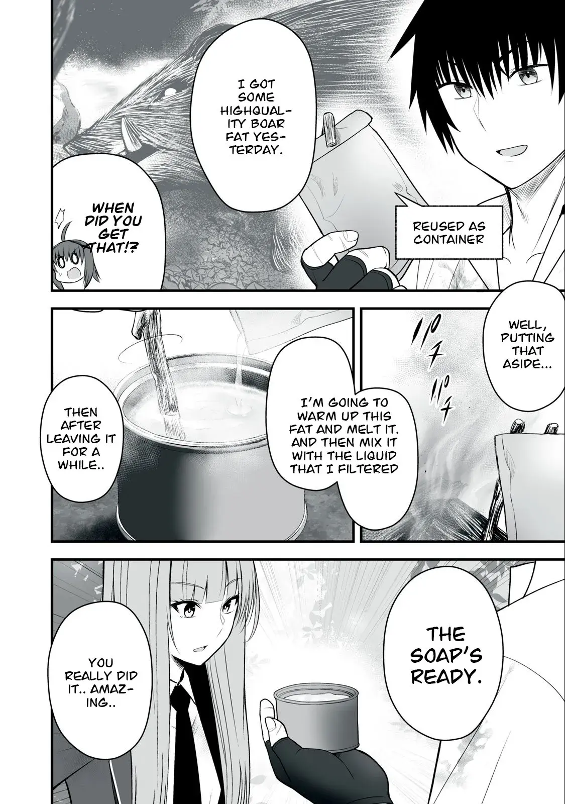 Isekai Rakuraku Survival ~Seizon Skill Kyousha no Ore ga Bishoujo Yonin to Class Mujintou Seikatsu~ — Chapter 13 — Page 6