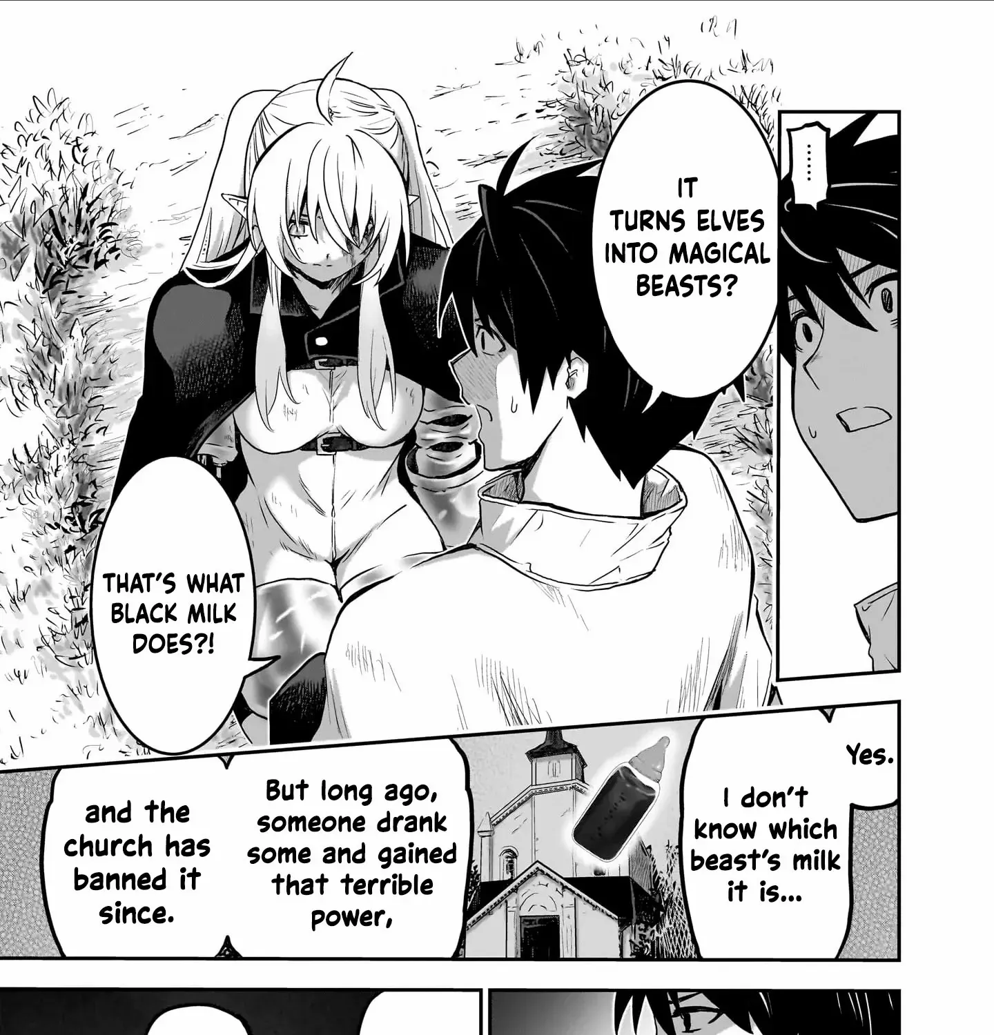 Milk-shibori Hunter no Isekai Sakunyuuki -Nouka no Saenai Otoko ga Arayuru Shuzoku no Chiku-B o Moteasobi-toriko ni Suru- — Chapter 4 — Page 37