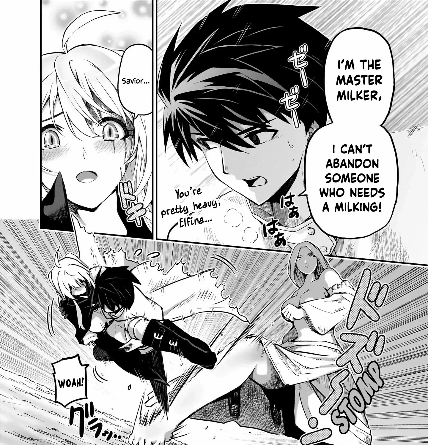 Milk-shibori Hunter no Isekai Sakunyuuki -Nouka no Saenai Otoko ga Arayuru Shuzoku no Chiku-B o Moteasobi-toriko ni Suru- — Chapter 4 — Page 43