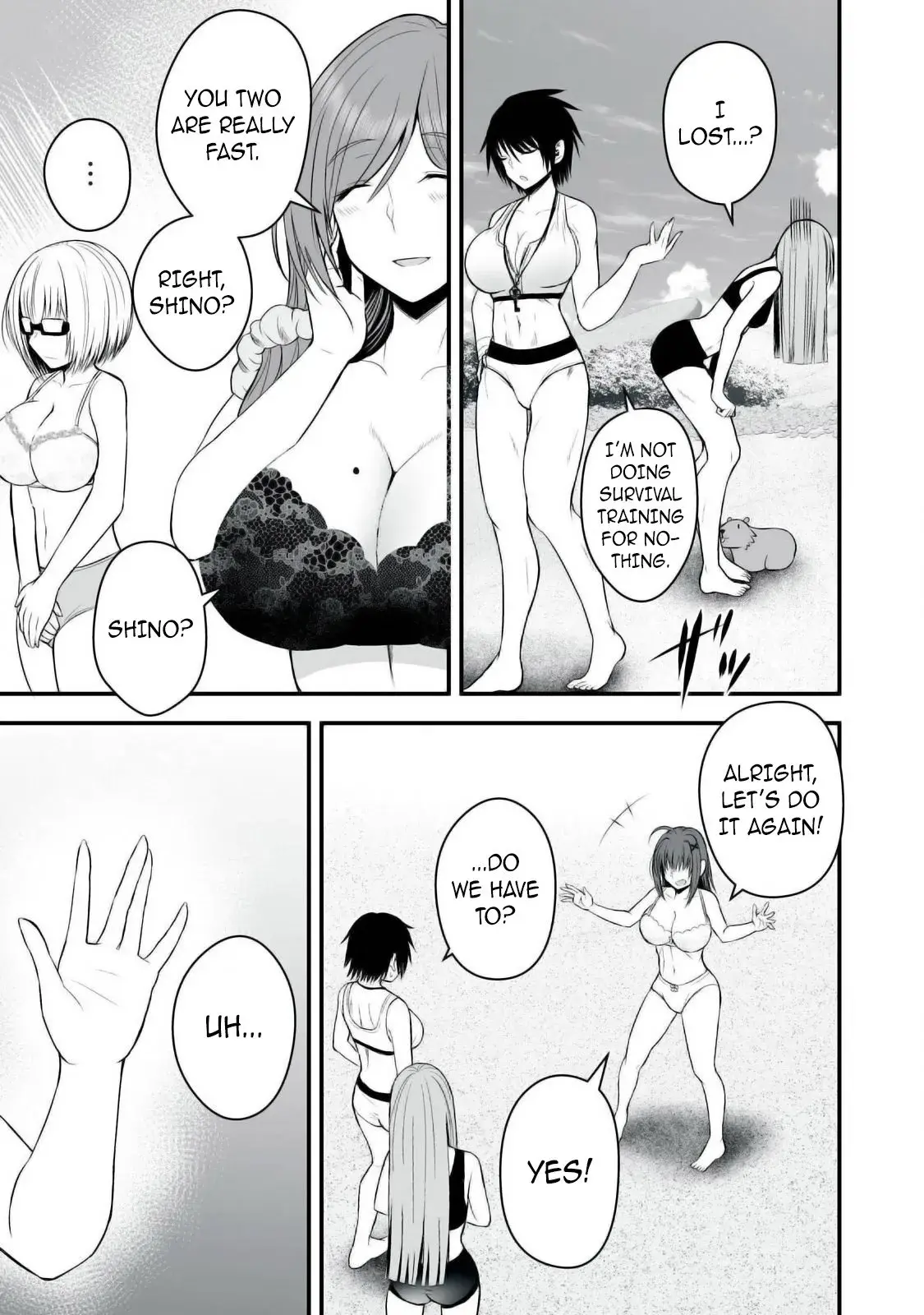 Isekai Rakuraku Survival ~Seizon Skill Kyousha no Ore ga Bishoujo Yonin to Class Mujintou Seikatsu~ — Chapter 34 — Page 12