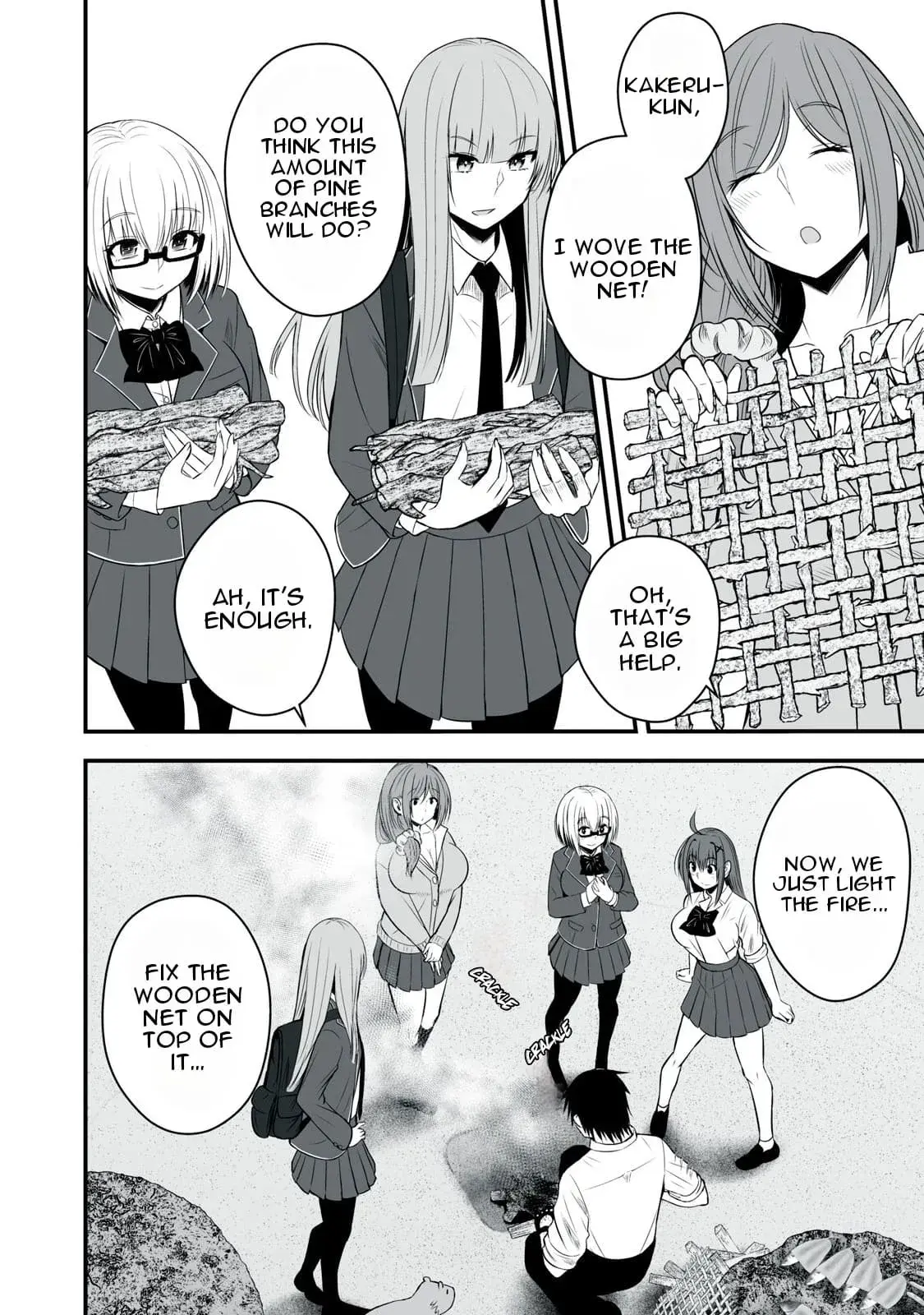Isekai Rakuraku Survival ~Seizon Skill Kyousha no Ore ga Bishoujo Yonin to Class Mujintou Seikatsu~ — Chapter 37 — Page 6
