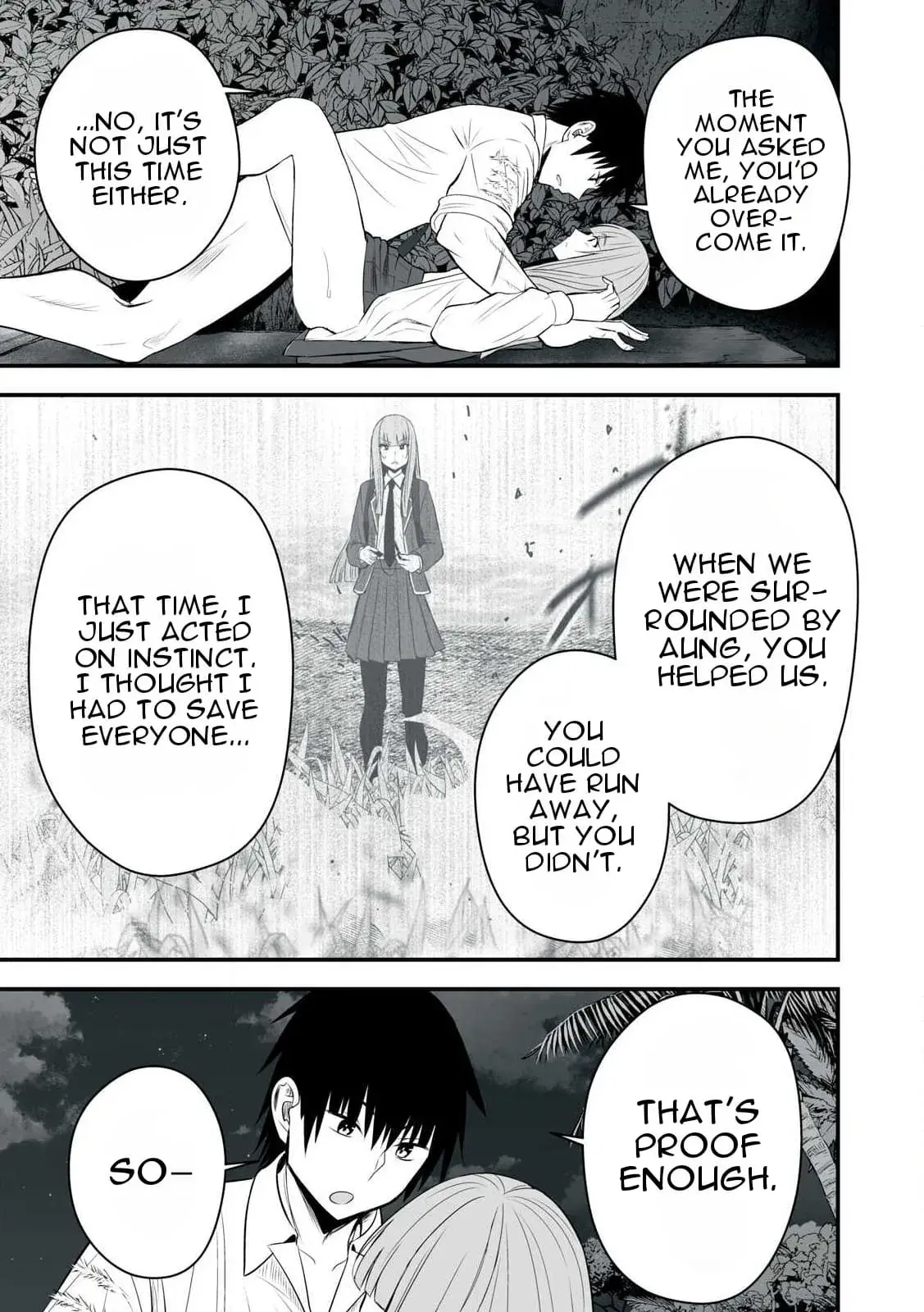 Isekai Rakuraku Survival ~Seizon Skill Kyousha no Ore ga Bishoujo Yonin to Class Mujintou Seikatsu~ — Chapter 41 — Page 7