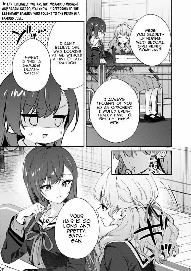 A Yuri Story About Breaking a Pretty Girl Who Keeps Insisting She Won't Lose Into Submission — Chapter 7 — Page 13
