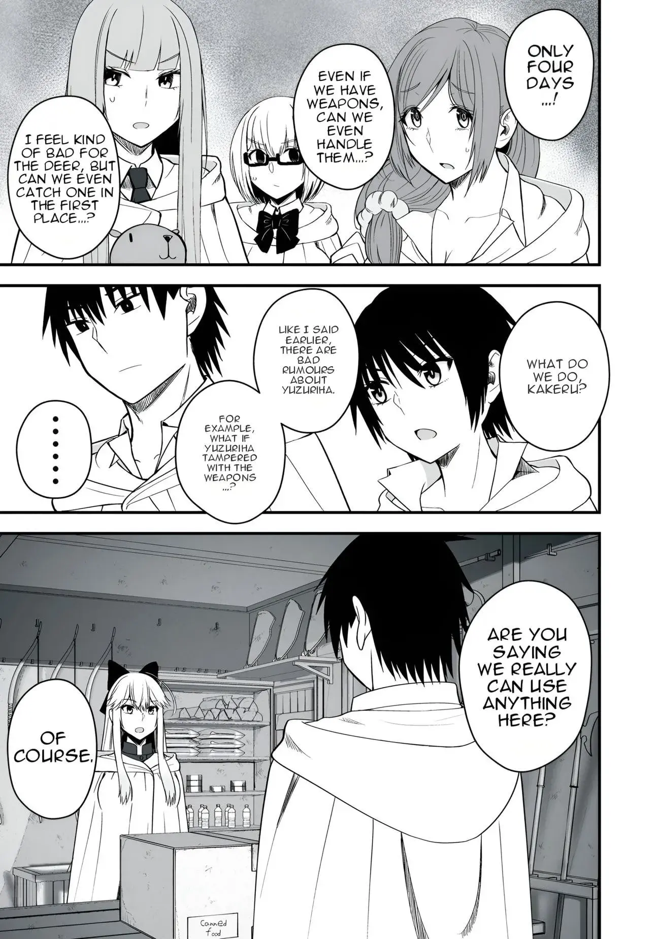 Isekai Rakuraku Survival ~Seizon Skill Kyousha no Ore ga Bishoujo Yonin to Class Mujintou Seikatsu~ — Chapter 52.1 — Page 5