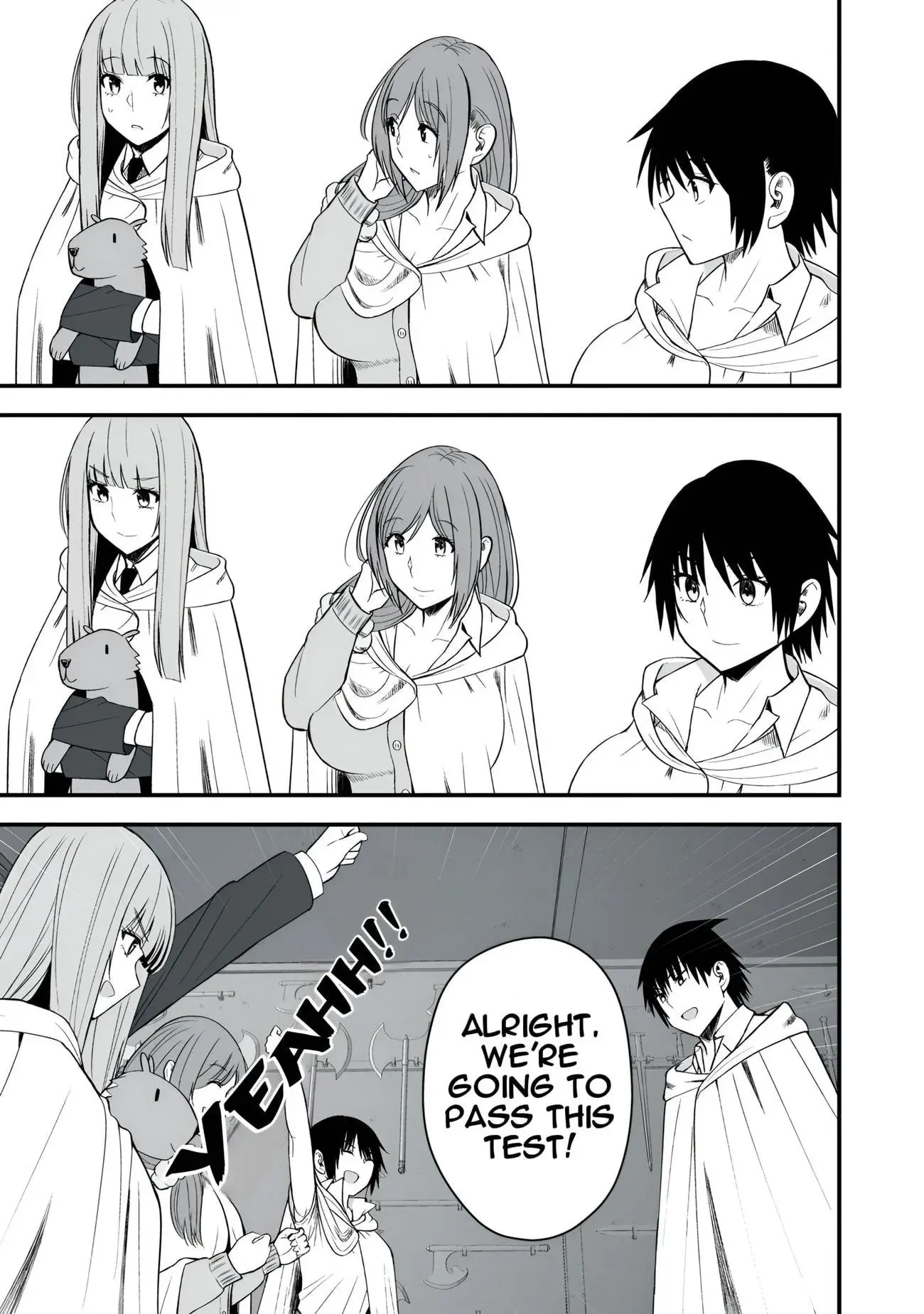 Isekai Rakuraku Survival ~Seizon Skill Kyousha no Ore ga Bishoujo Yonin to Class Mujintou Seikatsu~ — Chapter 52.1 — Page 9