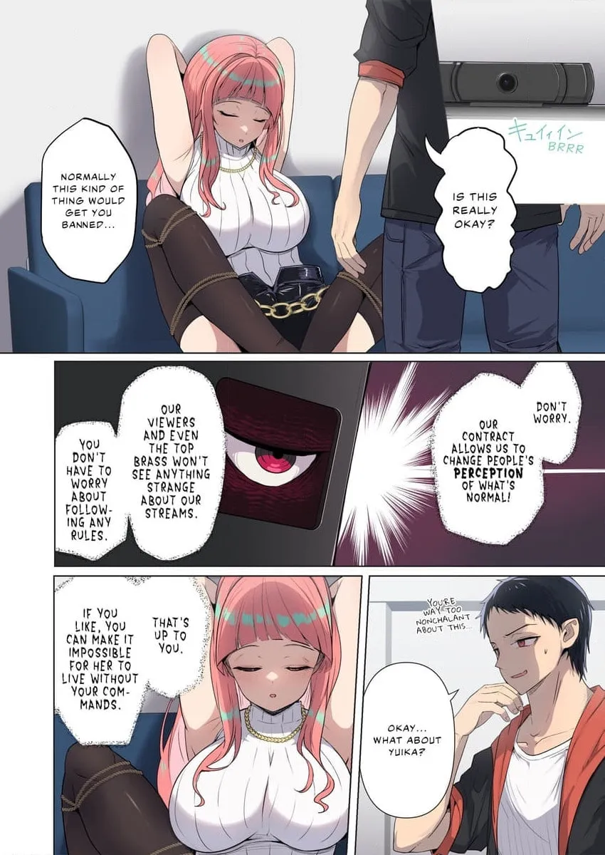 Hypnotic Super Chats She Can't Say No While Live! — Chapter 2 — Page 8