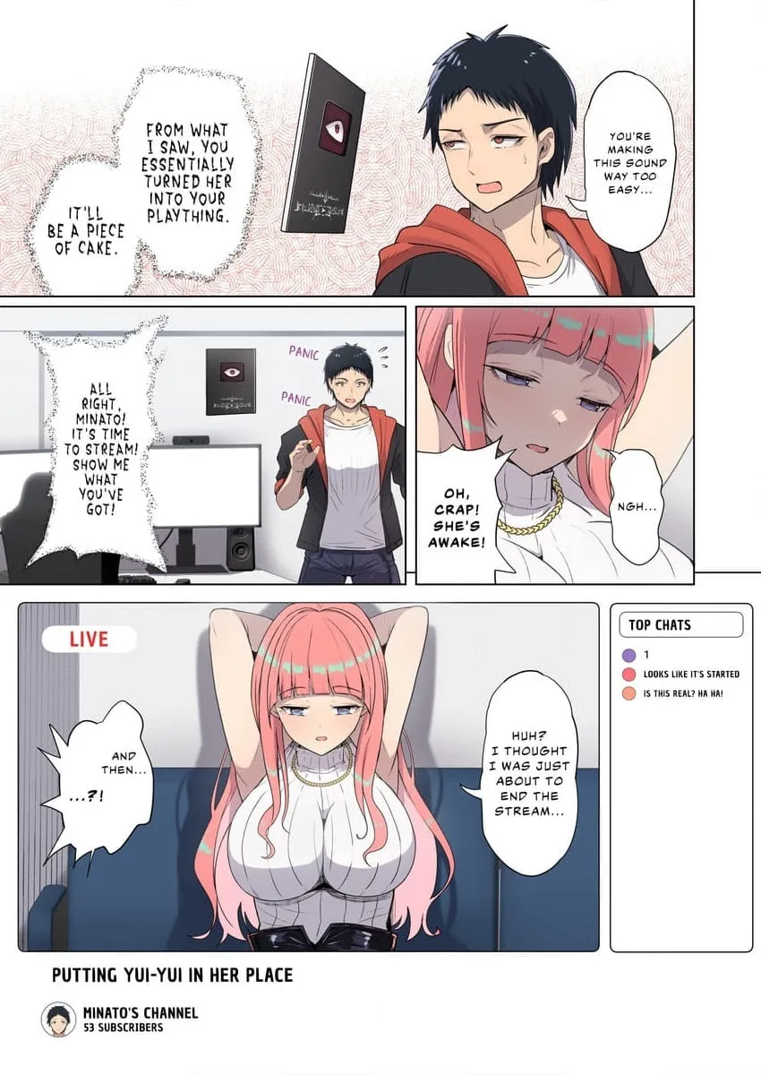 Hypnotic Super Chats She Can't Say No While Live! — Chapter 2 — Page 34