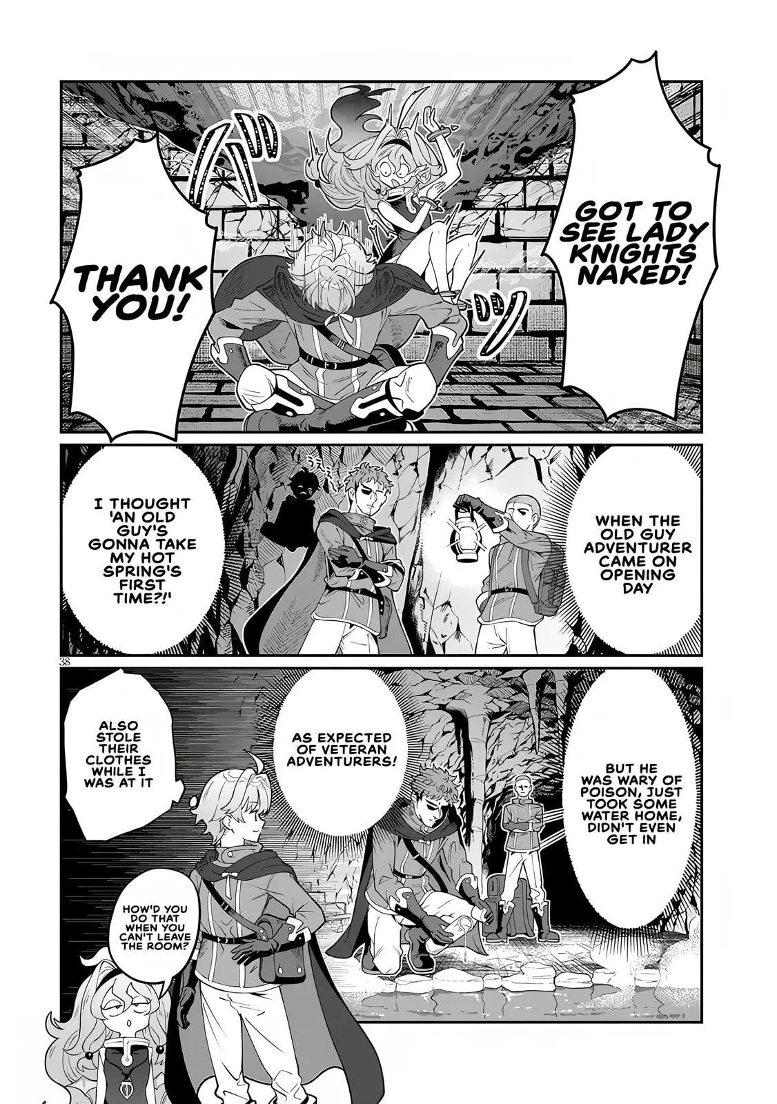 Reincarnated, I'll Make the Hot Spring Dungeon! — Chapter 1 — Page 35