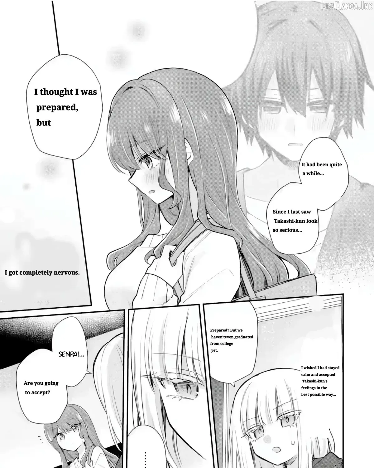 Osake to Senpai Kanojo to no Amaama Doukyo Lovecome wa Nijuusai ni Natte kara — Chapter 7.1 — Page 6