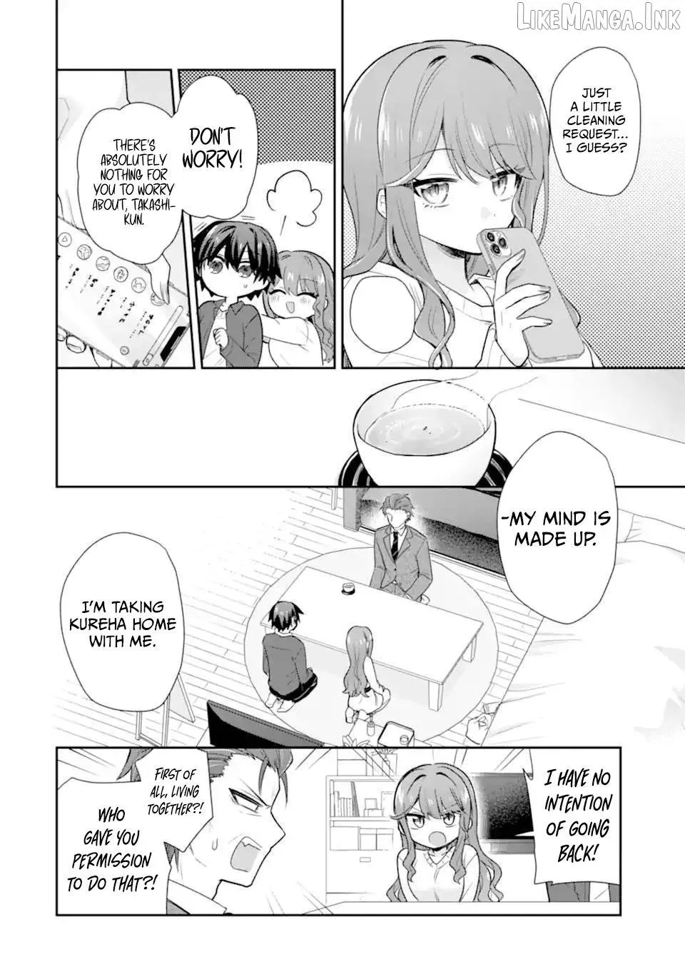 Osake to Senpai Kanojo to no Amaama Doukyo Lovecome wa Nijuusai ni Natte kara — Chapter 8 — Page 4