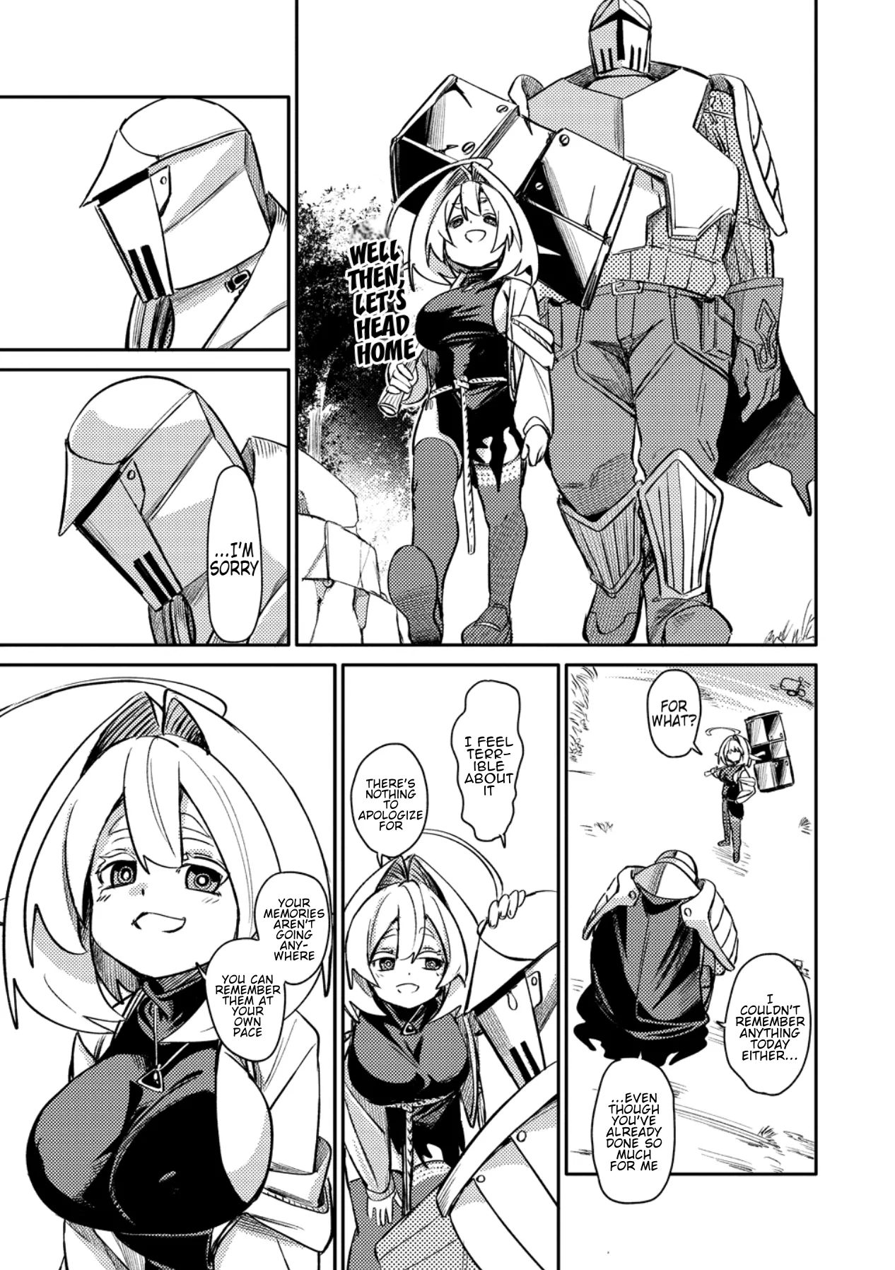 The Elf Picked Up a Heavy Knight. — Chapter 1 — Page 21