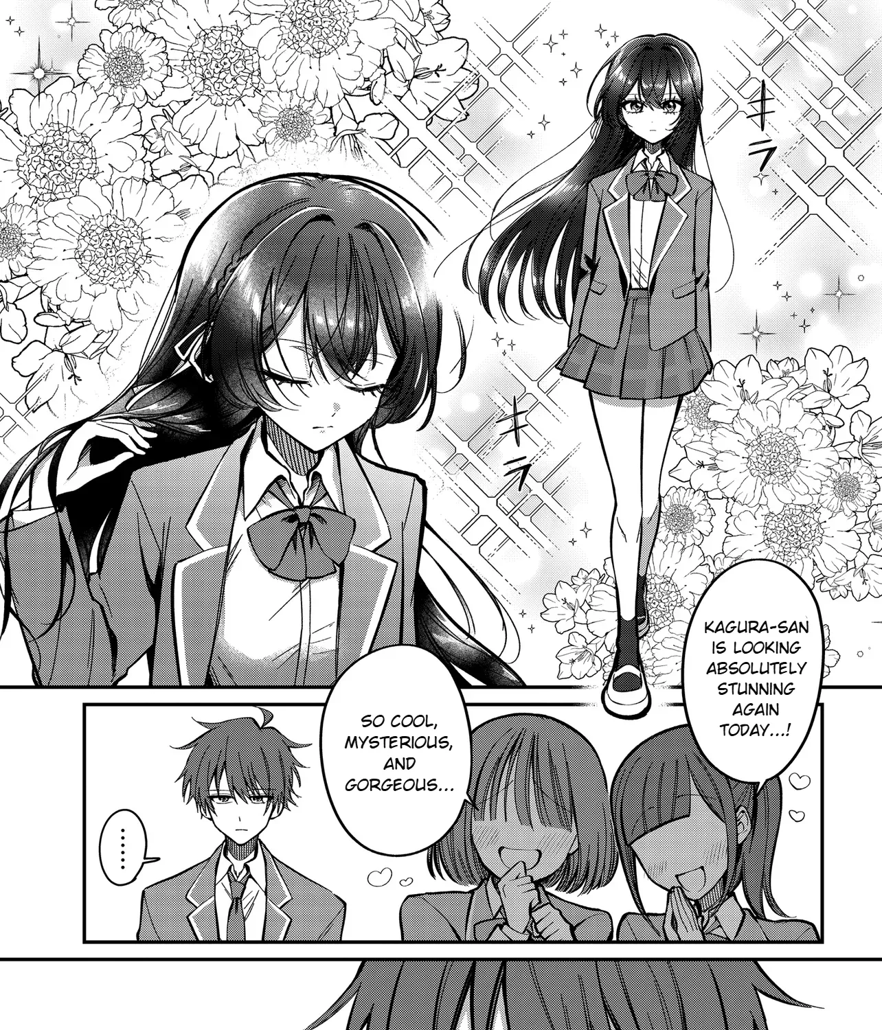 The Cool Beautiful Girl Sitting Next to Me That Everyone Envies Is Actually Way Too Lewd in Her Head — Chapter 1 — Page 3