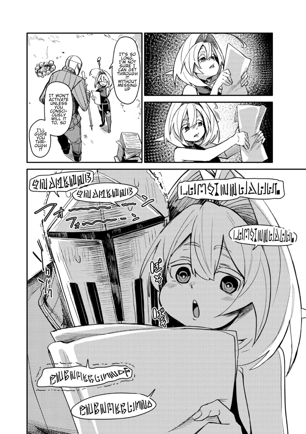 The Elf Picked Up a Heavy Knight. — Chapter 3 — Page 14
