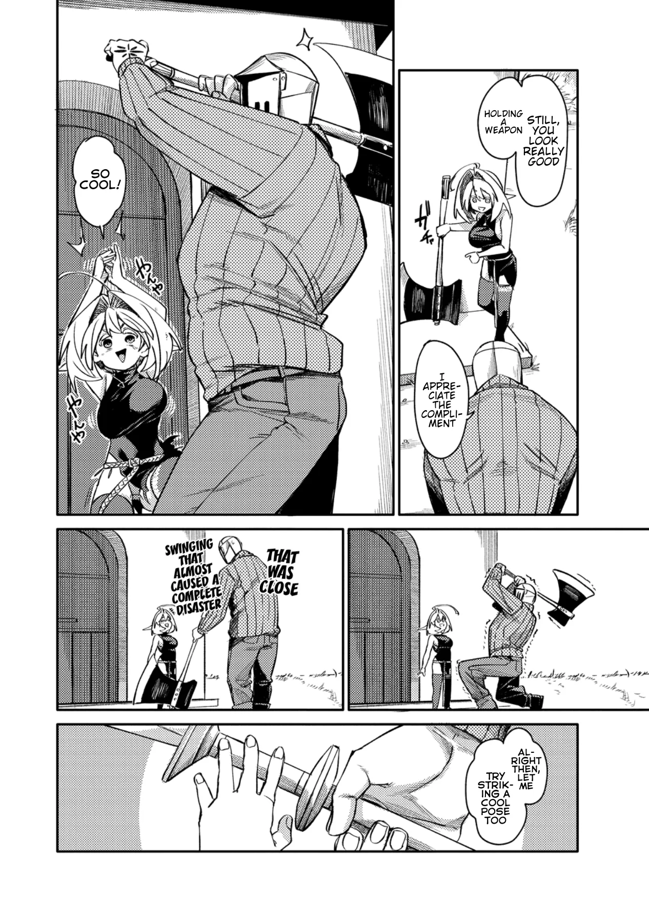 The Elf Picked Up a Heavy Knight. — Chapter 3 — Page 18