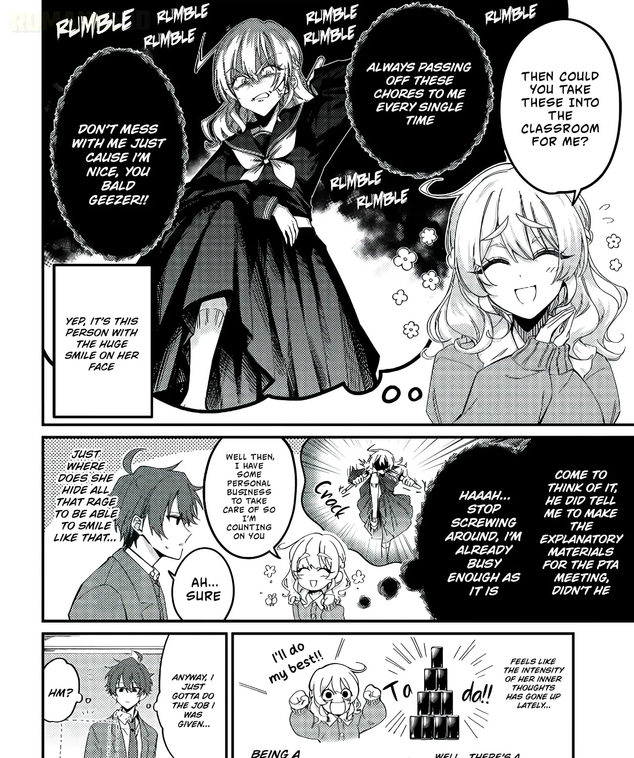 The Cool Beautiful Girl Sitting Next to Me That Everyone Envies Is Actually Way Too Lewd in Her Head — Chapter 2 — Page 15