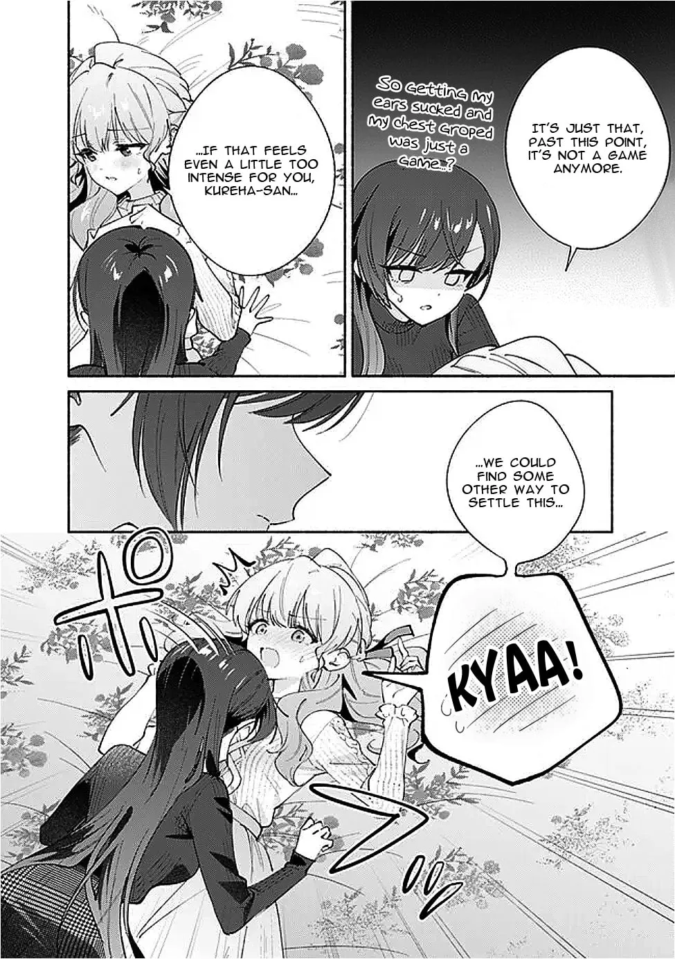 A Yuri Story About Breaking a Pretty Girl Who Keeps Insisting She Won't Lose Into Submission — Chapter 10 — Page 10