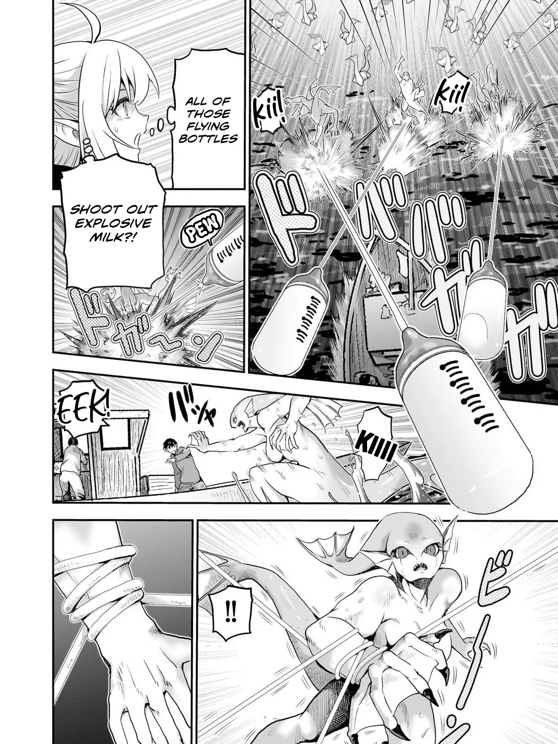 Milk-shibori Hunter no Isekai Sakunyuuki -Nouka no Saenai Otoko ga Arayuru Shuzoku no Chiku-B o Moteasobi-toriko ni Suru- — Chapter 11 — Page 39