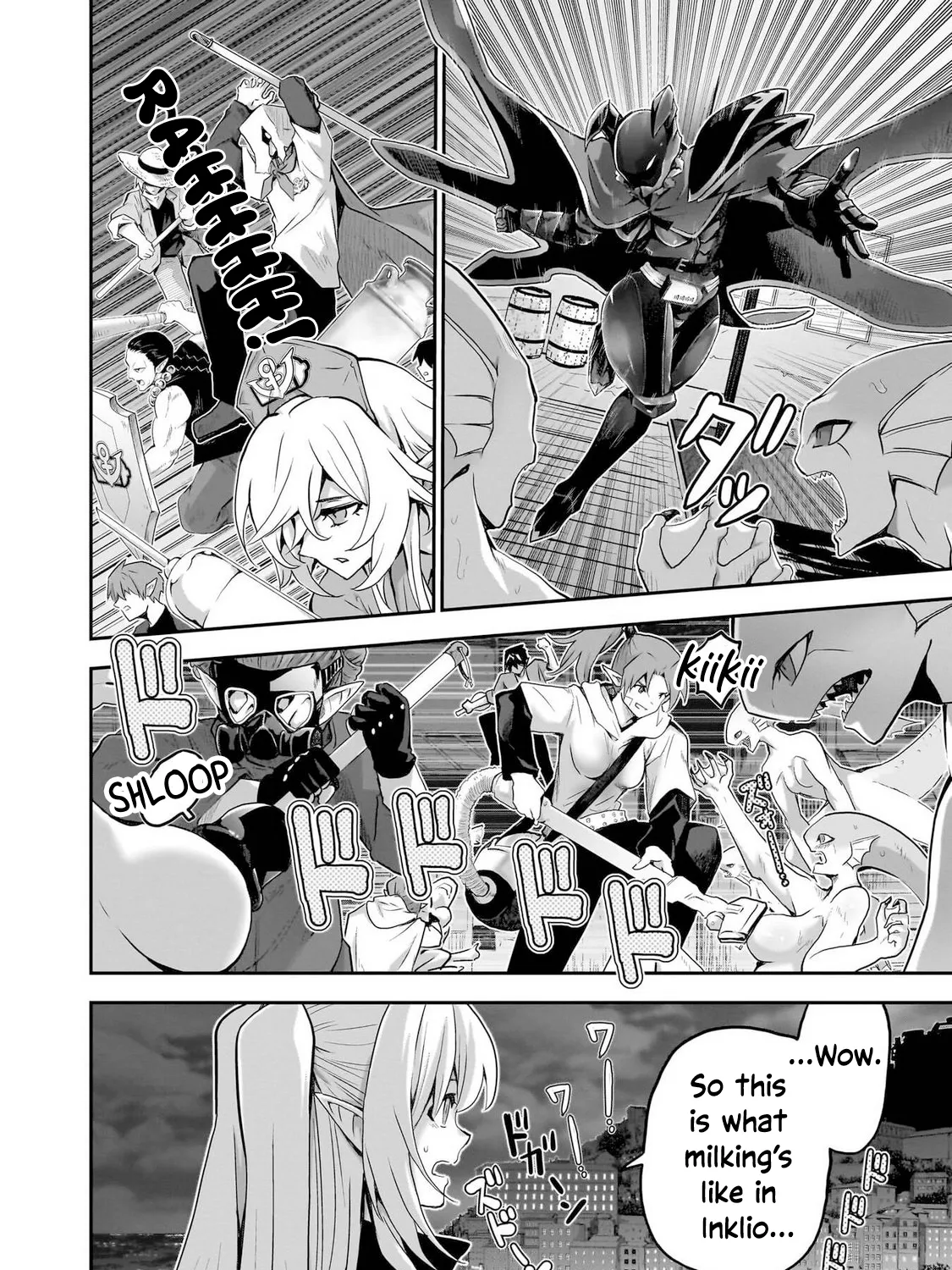 Milk-shibori Hunter no Isekai Sakunyuuki -Nouka no Saenai Otoko ga Arayuru Shuzoku no Chiku-B o Moteasobi-toriko ni Suru- — Chapter 11 — Page 47