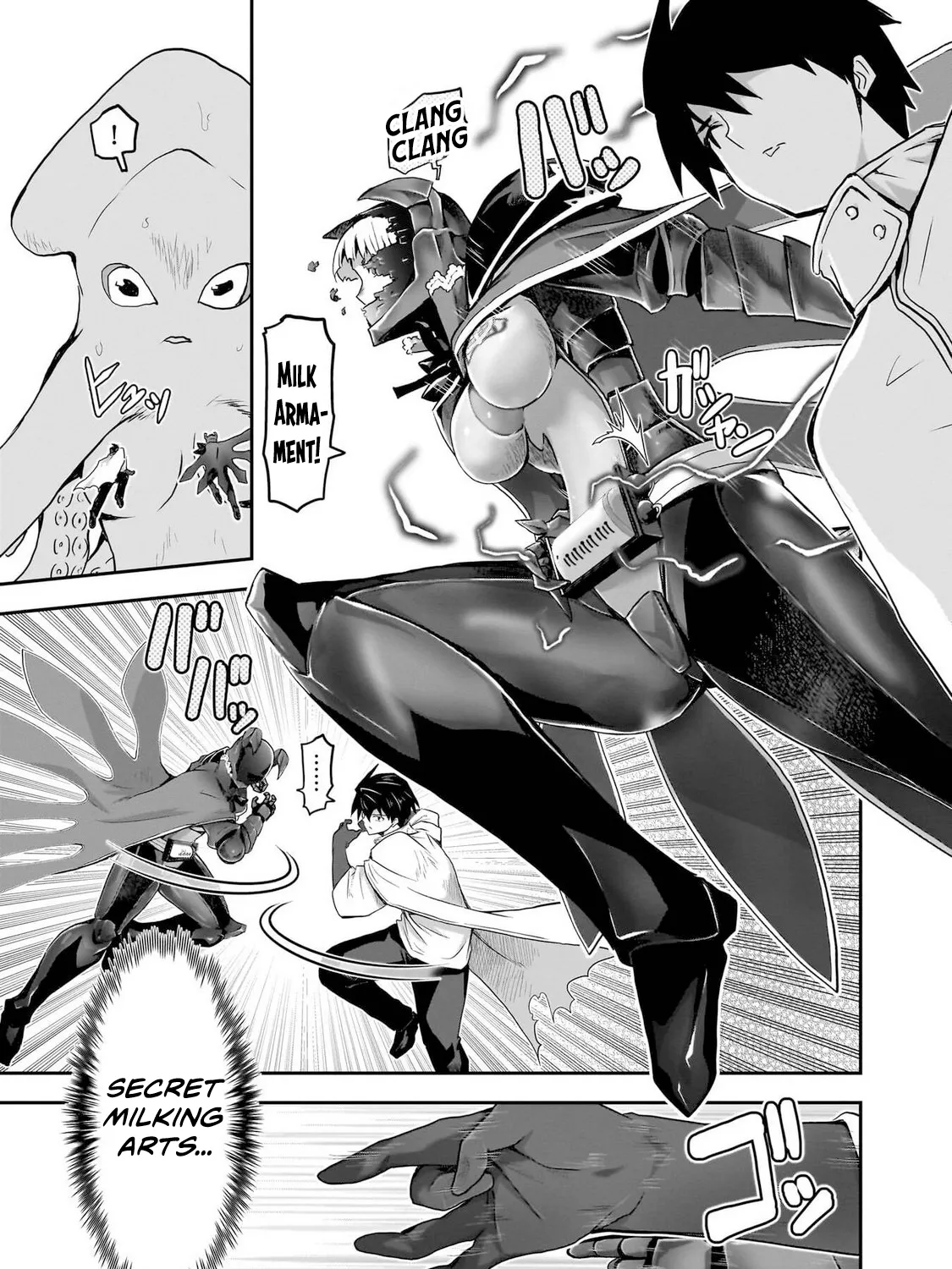 Milk-shibori Hunter no Isekai Sakunyuuki -Nouka no Saenai Otoko ga Arayuru Shuzoku no Chiku-B o Moteasobi-toriko ni Suru- — Chapter 12 — Page 59