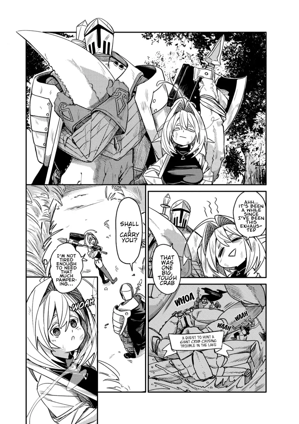 The Elf Picked Up a Heavy Knight. — Chapter 4 — Page 2