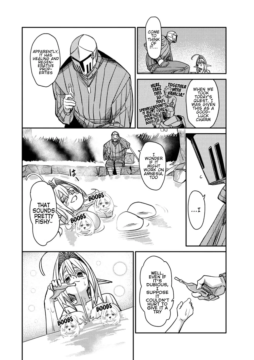 The Elf Picked Up a Heavy Knight. — Chapter 4 — Page 12