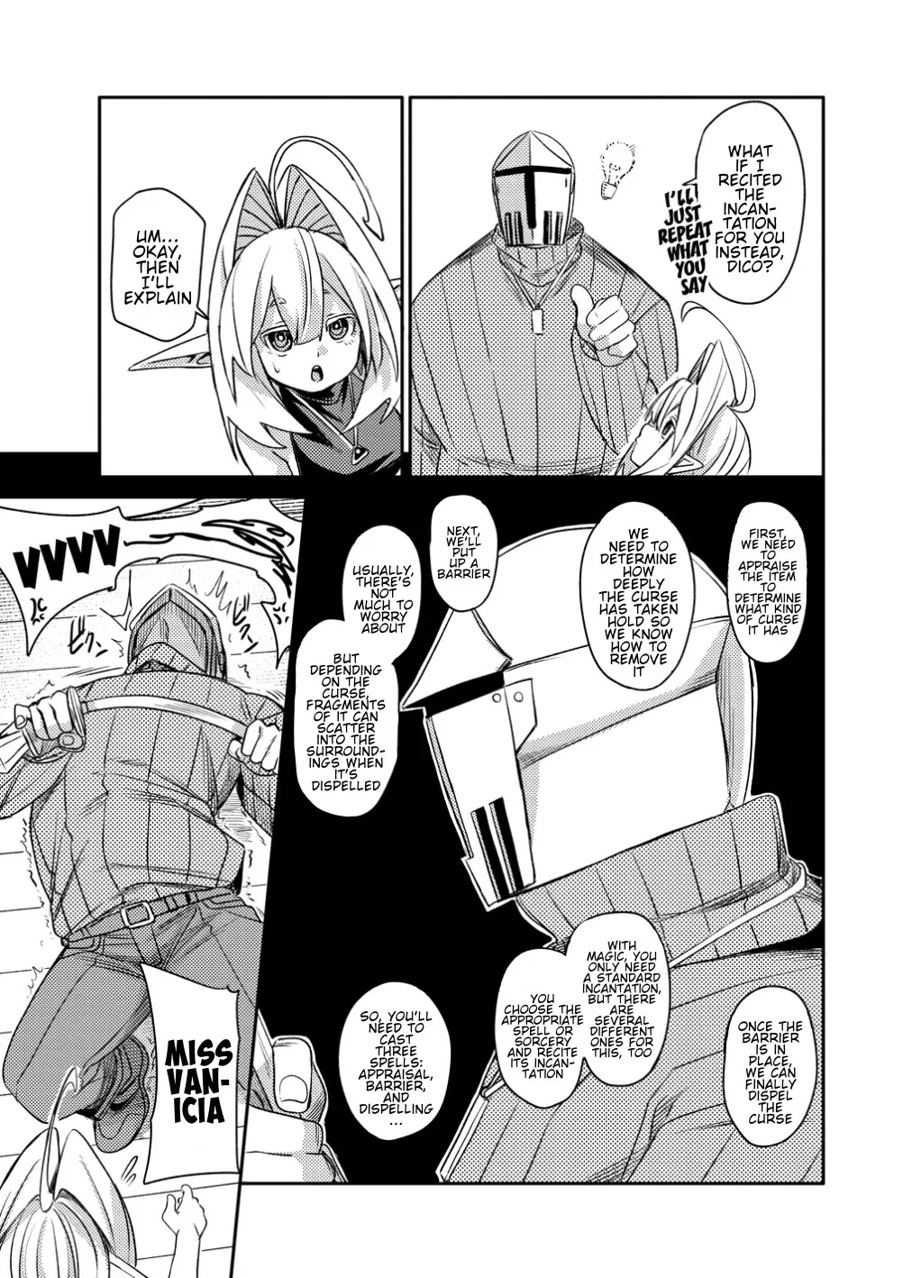 The Elf Picked Up a Heavy Knight. — Chapter 5 — Page 13