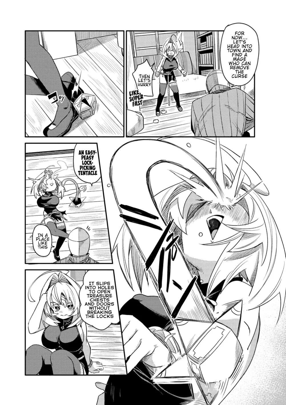 The Elf Picked Up a Heavy Knight. — Chapter 5 — Page 14