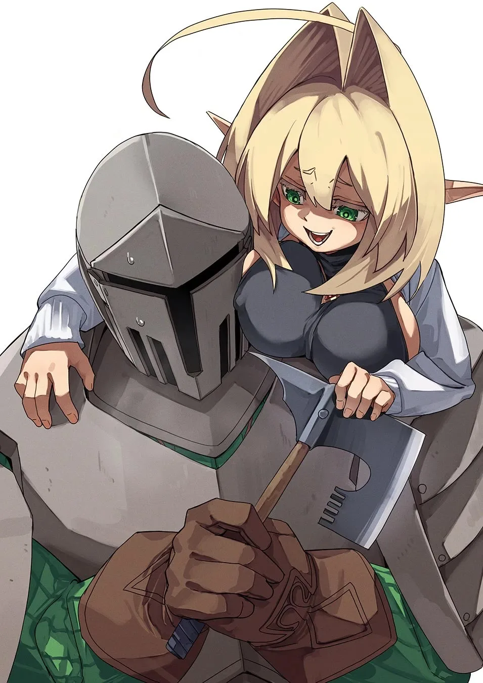 The Elf Picked Up a Heavy Knight. — Chapter 5 — Page 22