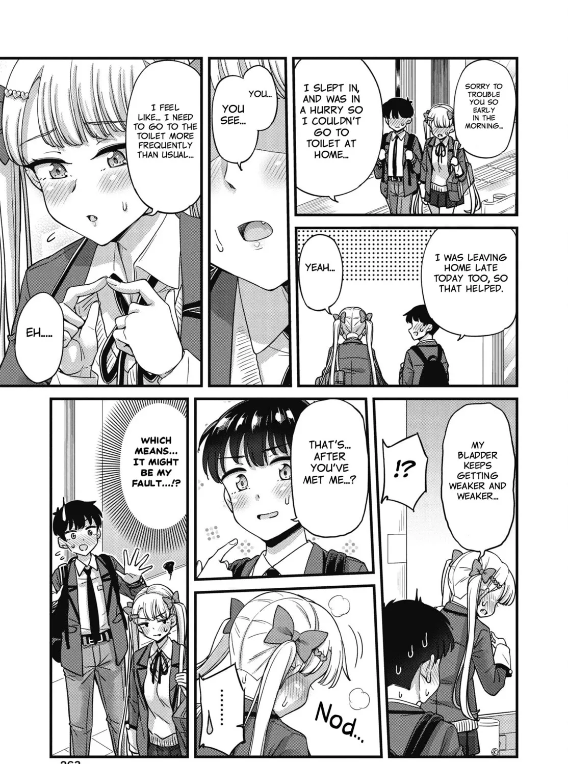 Oshii-san's pathetic bladder — Chapter 17.5 — Page 13