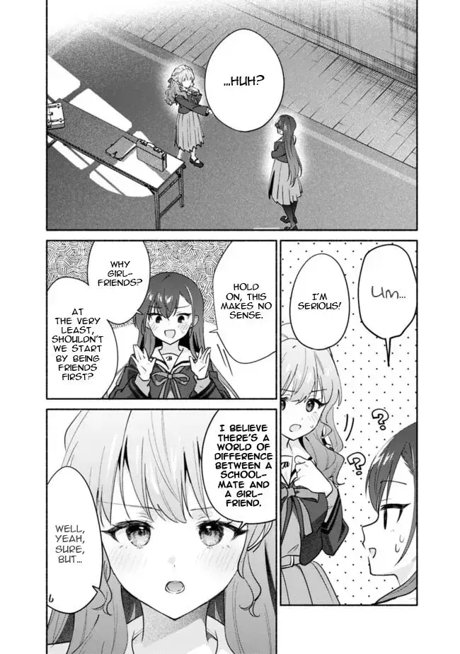 A Yuri Story About Breaking a Pretty Girl Who Keeps Insisting She Won't Lose Into Submission — Chapter 4 — Page 2
