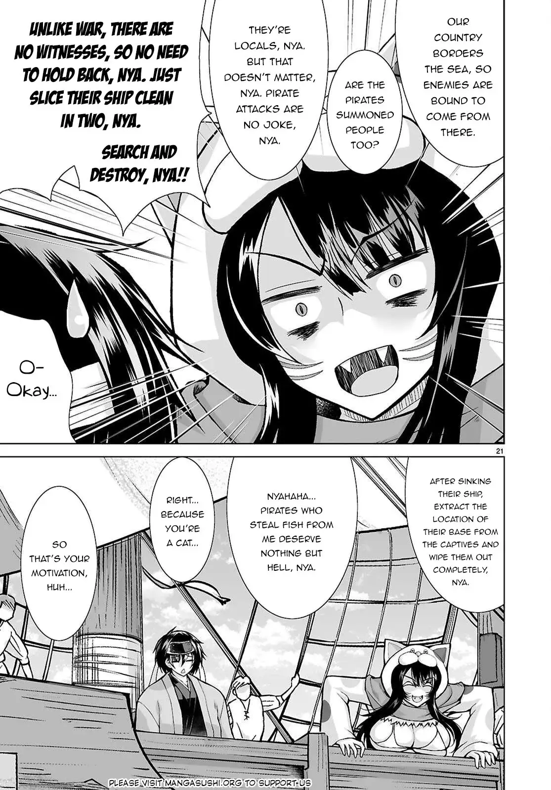 I Was Summoned to Another World, but I Got the Power to Cut Anything, so It Was Easy Mode. — Chapter 17 — Page 21