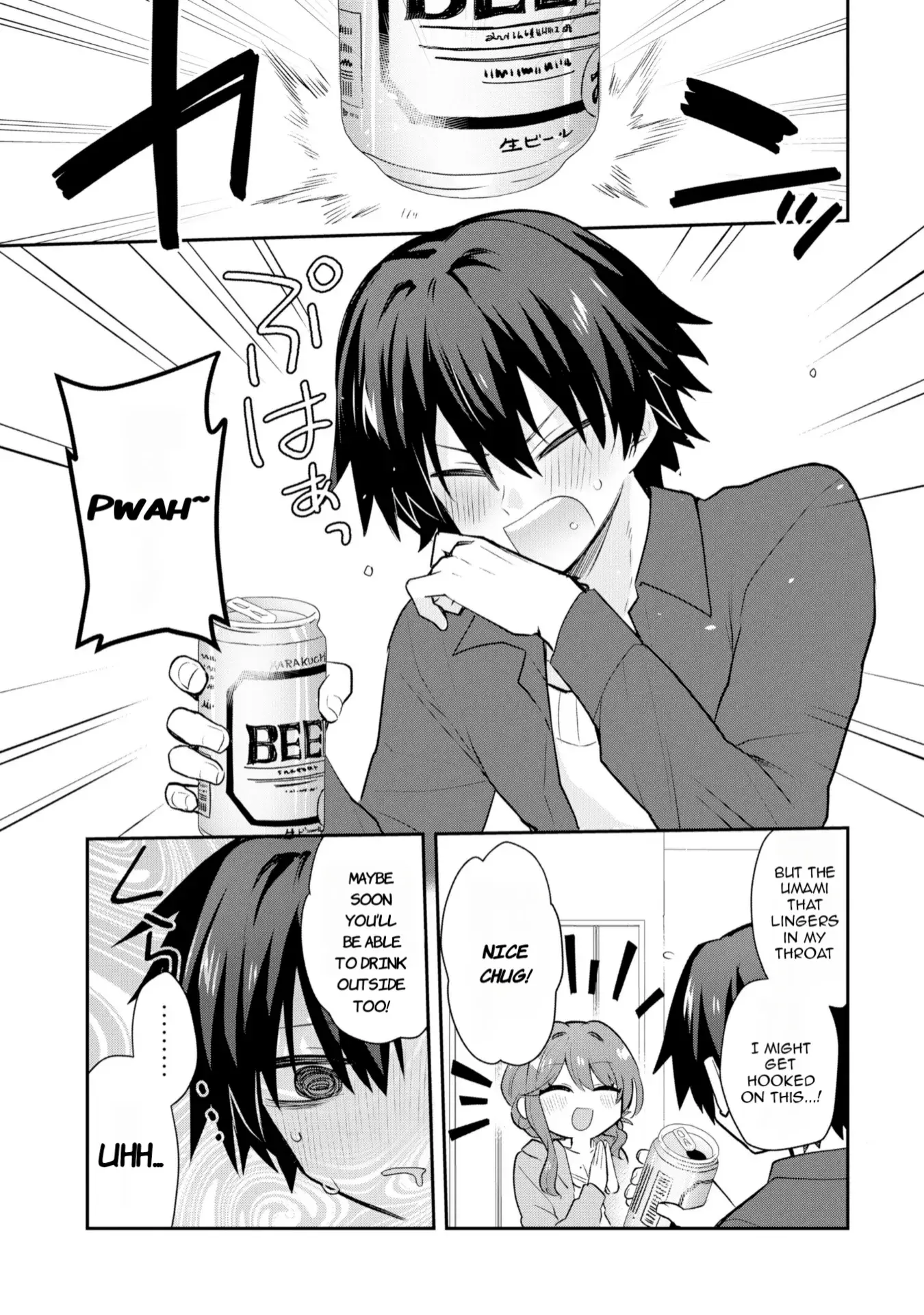 Osake to Senpai Kanojo to no Amaama Doukyo Lovecome wa Nijuusai ni Natte kara — Chapter 1 — Page 26