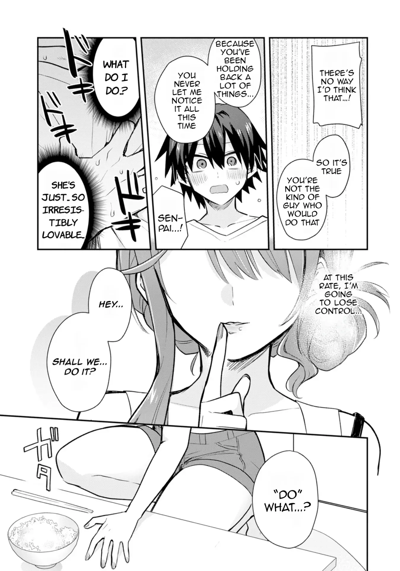 Osake to Senpai Kanojo to no Amaama Doukyo Lovecome wa Nijuusai ni Natte kara — Chapter 1 — Page 38