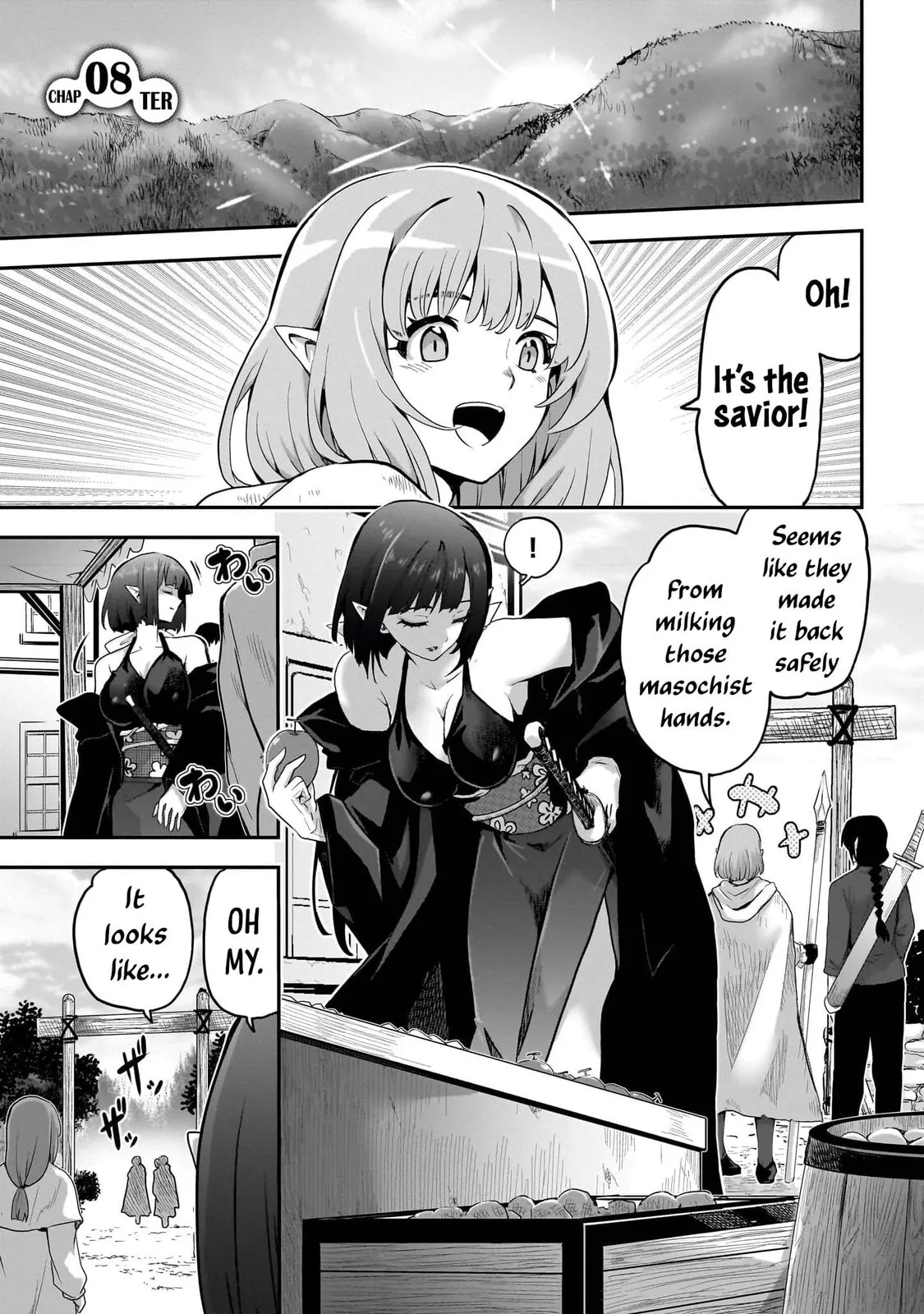 Milk-shibori Hunter no Isekai Sakunyuuki -Nouka no Saenai Otoko ga Arayuru Shuzoku no Chiku-B o Moteasobi-toriko ni Suru- - Chapter 8 - Page 1