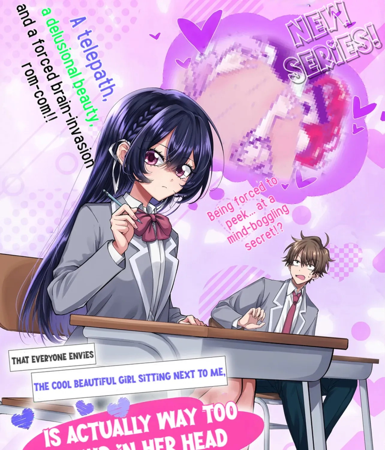 The Cool Beautiful Girl Sitting Next to Me That Everyone Envies Is Actually Way Too Lewd in Her Head - Chapter 1 - Page 1