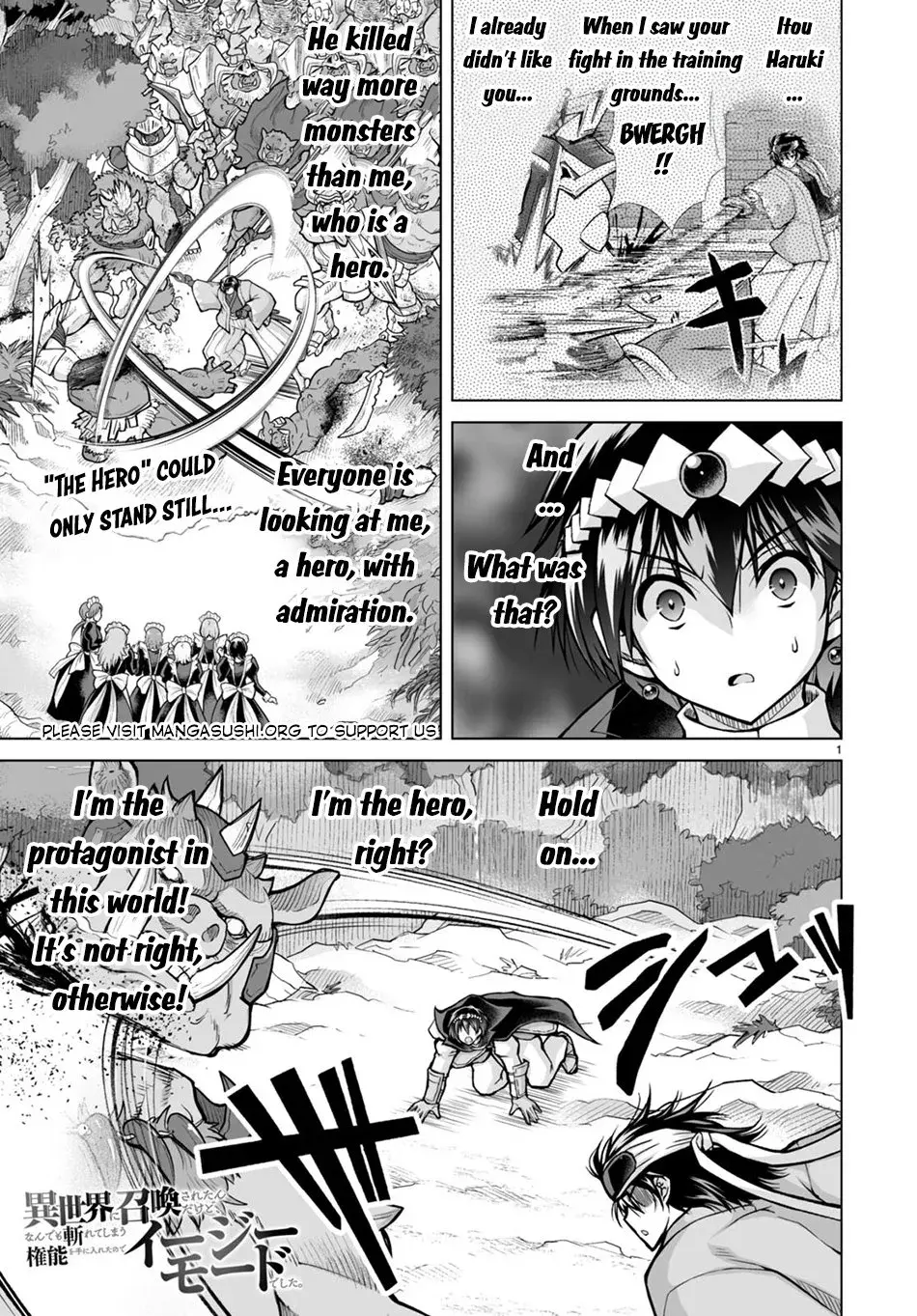 I Was Summoned to Another World, but I Got the Power to Cut Anything, so It Was Easy Mode. - Chapter 5 - Page 1