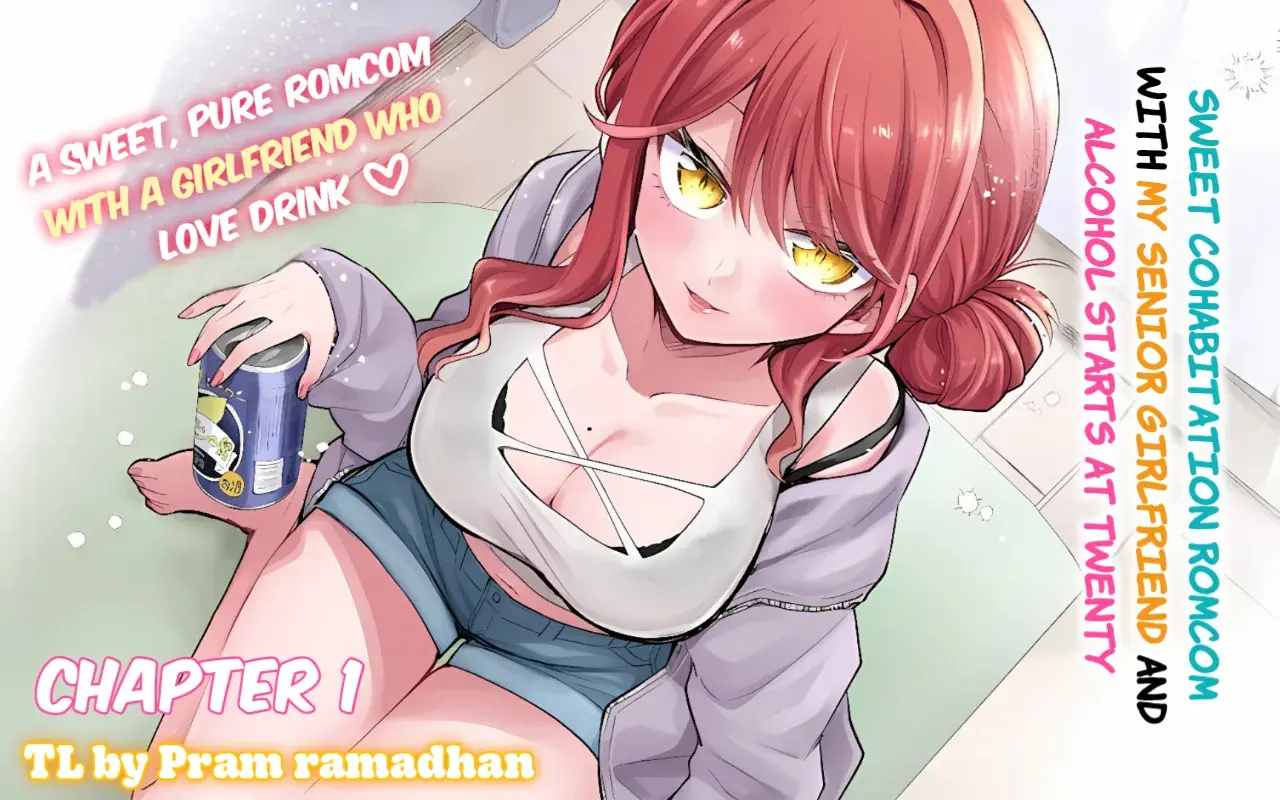 Osake to Senpai Kanojo to no Amaama Doukyo Lovecome wa Nijuusai ni Natte kara - Chapter 1 - Page 1