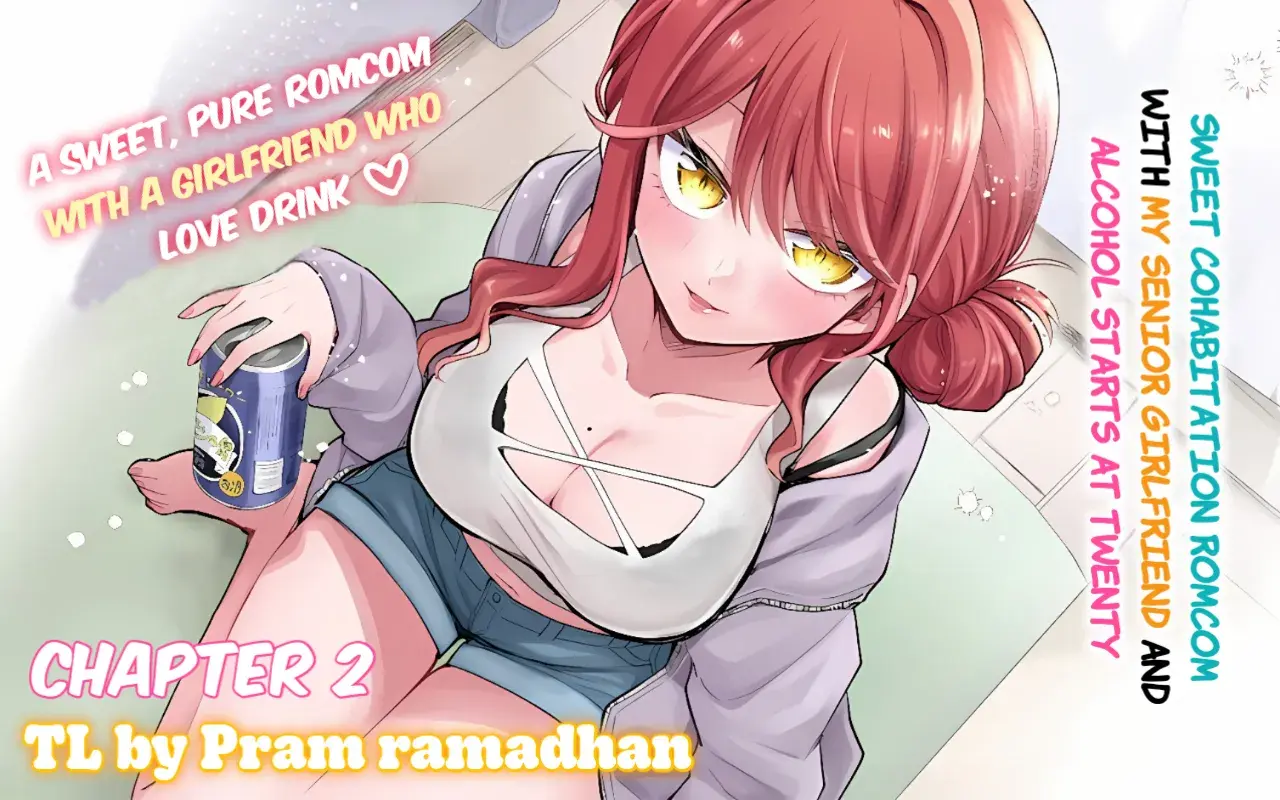 Osake to Senpai Kanojo to no Amaama Doukyo Lovecome wa Nijuusai ni Natte kara - Chapter 2 - Page 1