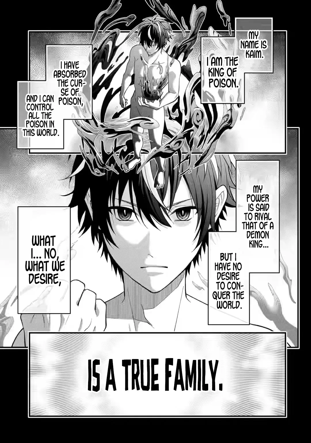 Doku no Ou Saikyou no Chikara ni Kakusei Shita Ore wa Bikitachi wo Shitagae, Hatsujou Haaremu no Aruji to Naru - Chapter 1.1 - Page 1