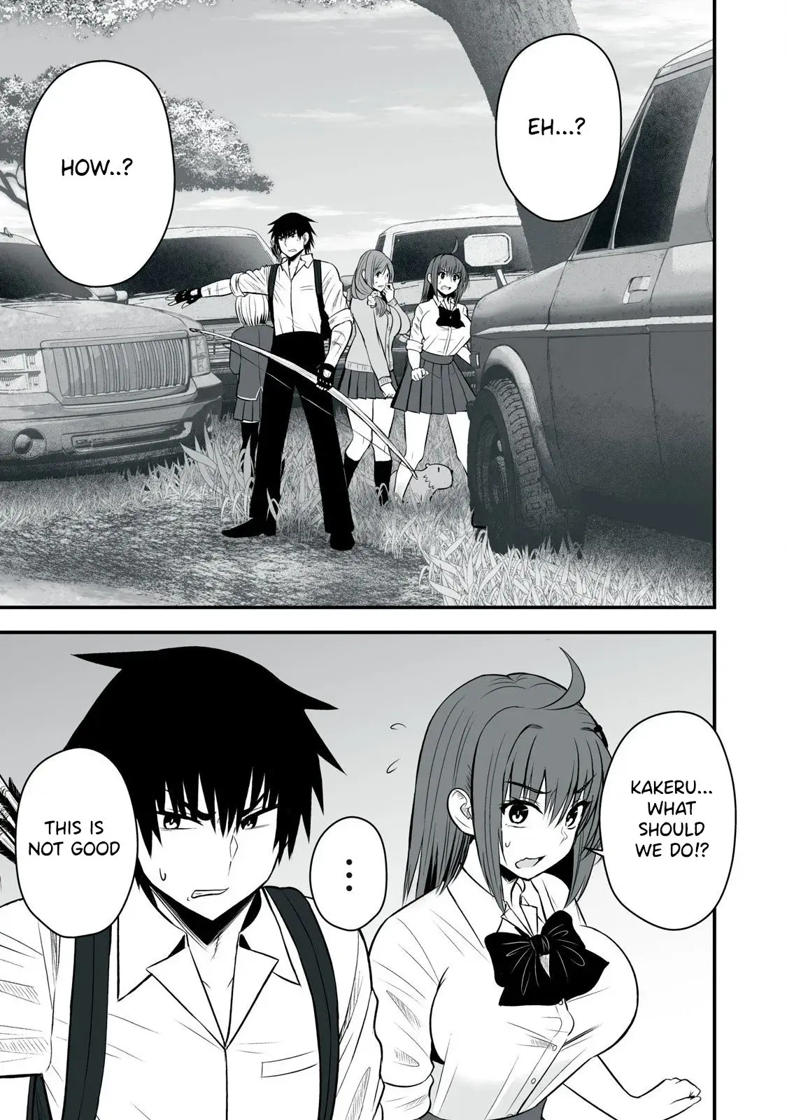 Isekai Rakuraku Survival ~Seizon Skill Kyousha no Ore ga Bishoujo Yonin to Class Mujintou Seikatsu~ - Chapter 25 - Page 1